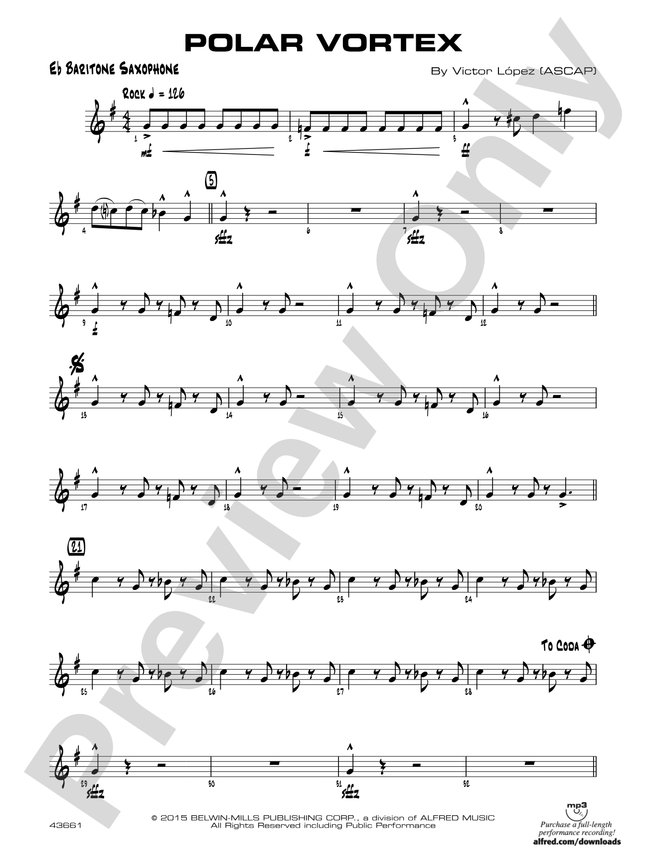 Polar Vortex: E-flat Baritone Saxophone