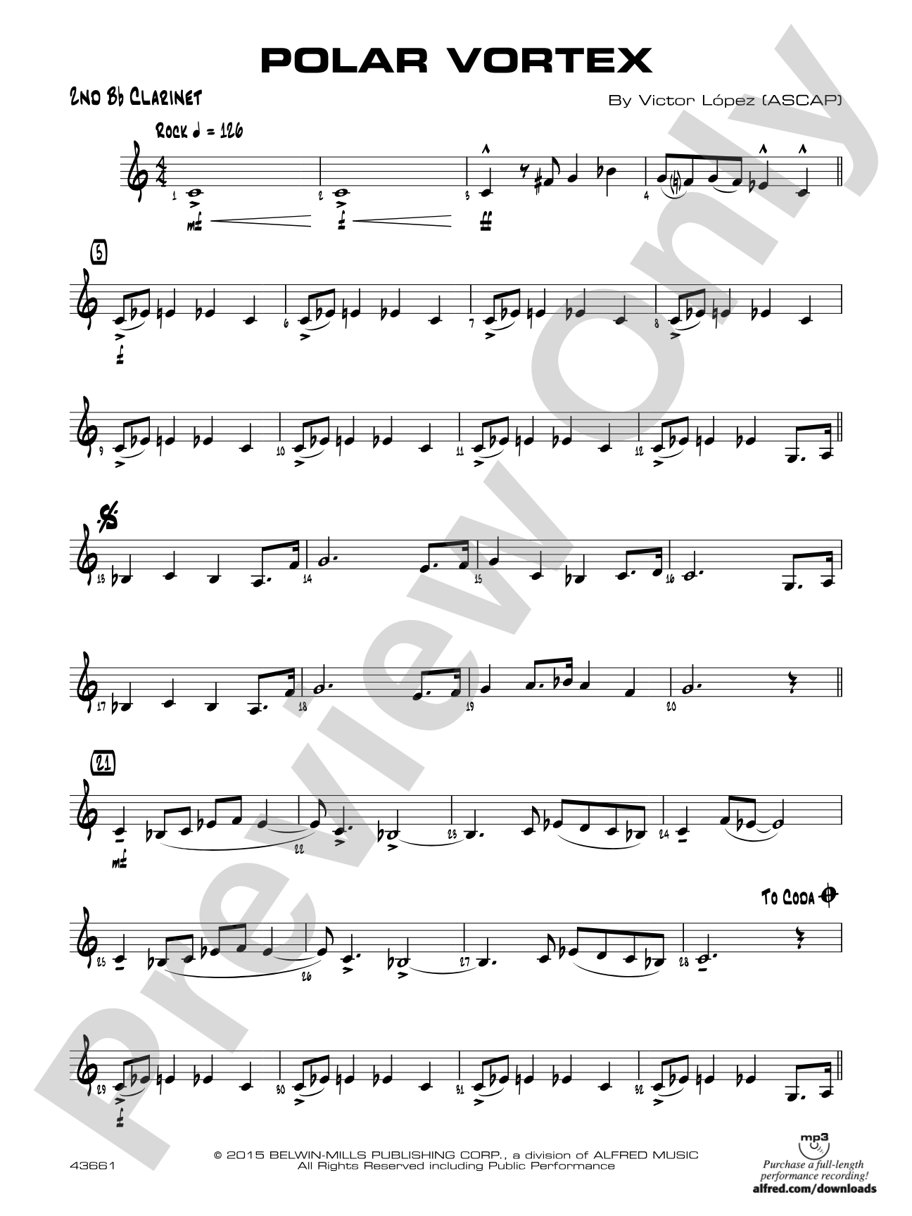 Polar Vortex: 2nd B-flat Clarinet