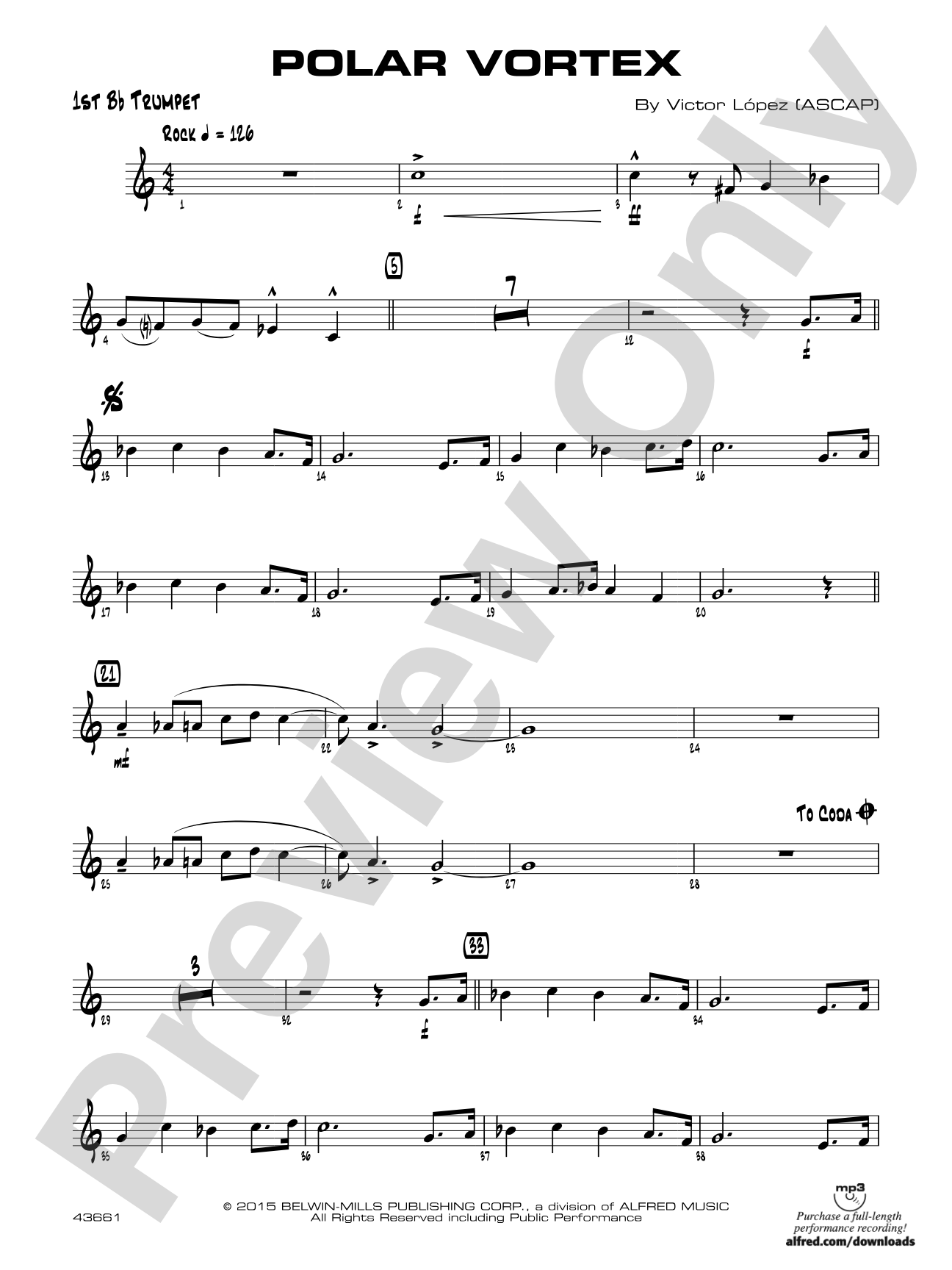 Polar Vortex: 1st B-flat Trumpet