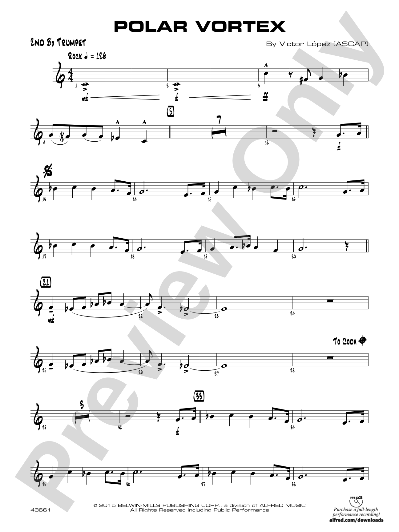 Polar Vortex: 2nd B-flat Trumpet
