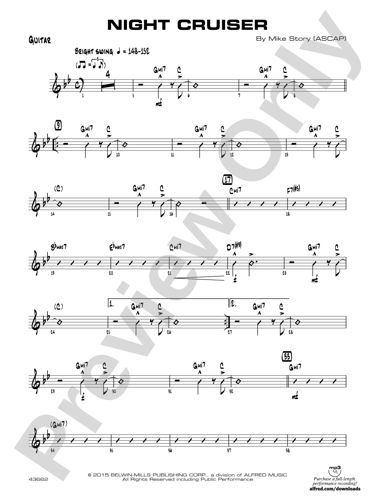 Night Cruiser: Guitar