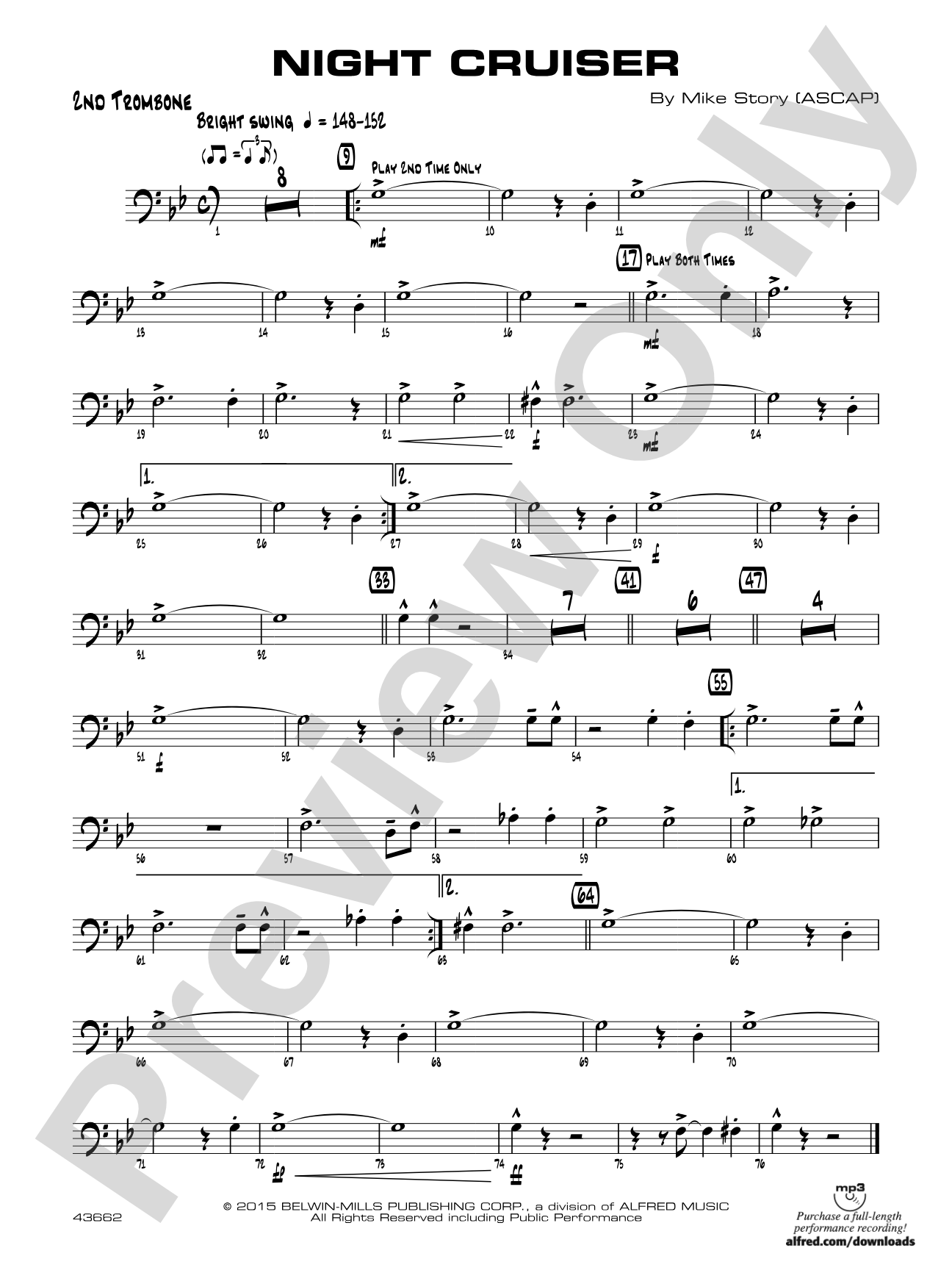 Night Cruiser: 2nd Trombone