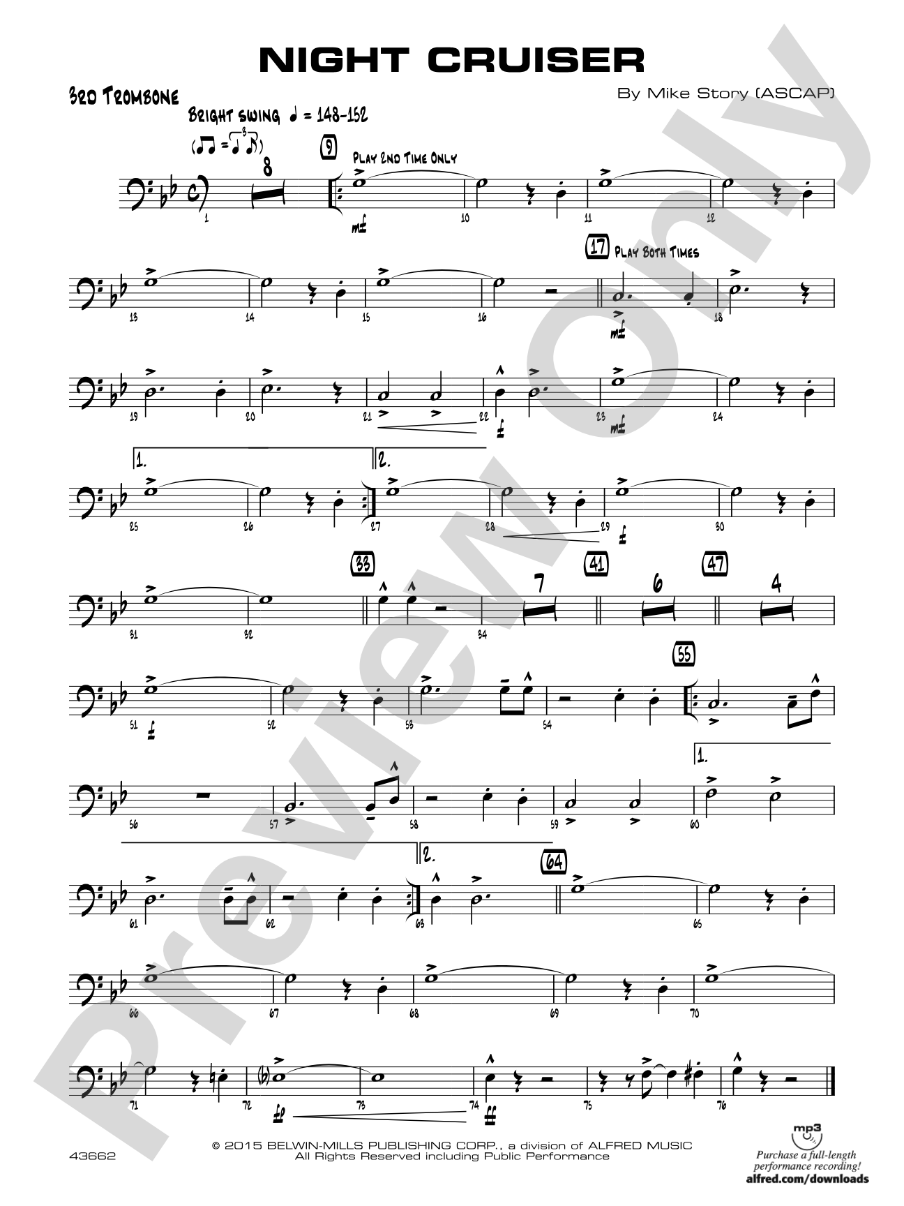 Night Cruiser: 3rd Trombone