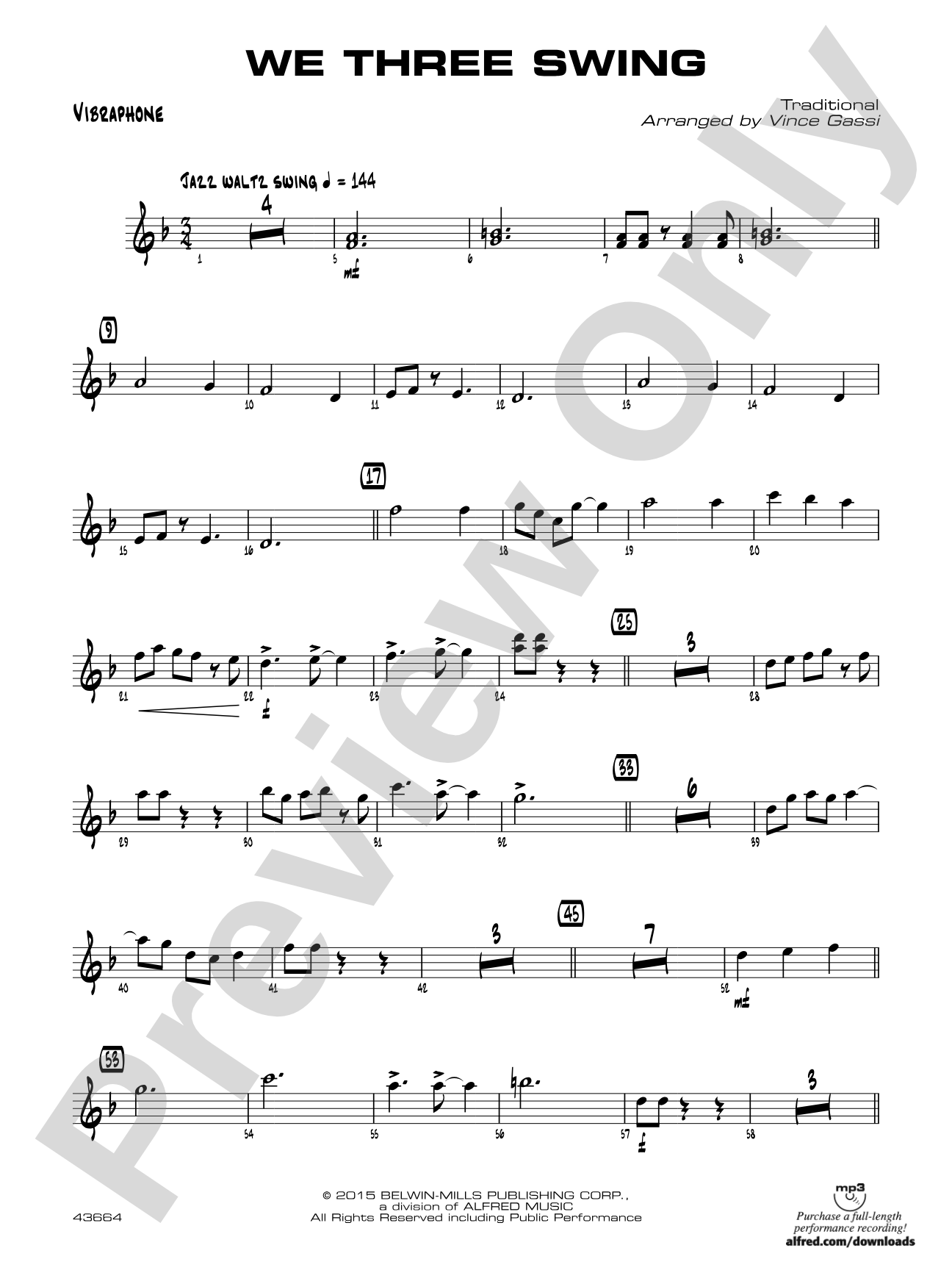 We Three Swing: Vibraphone