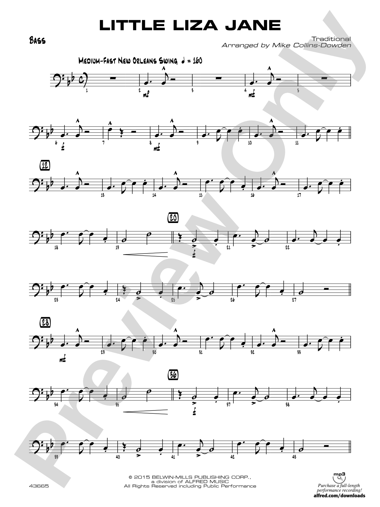 Little Liza Jane: String Bass