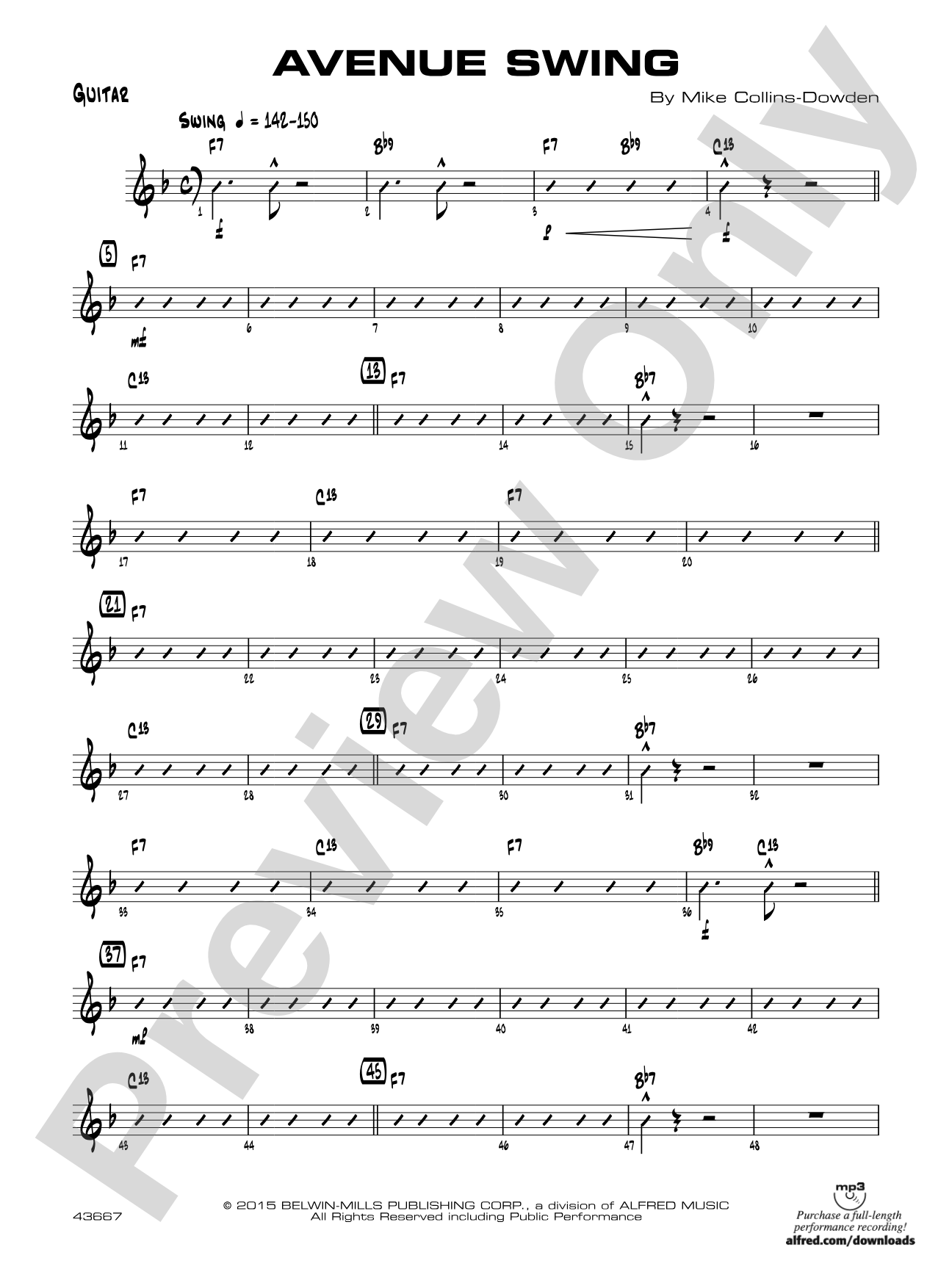 Avenue Swing: Guitar