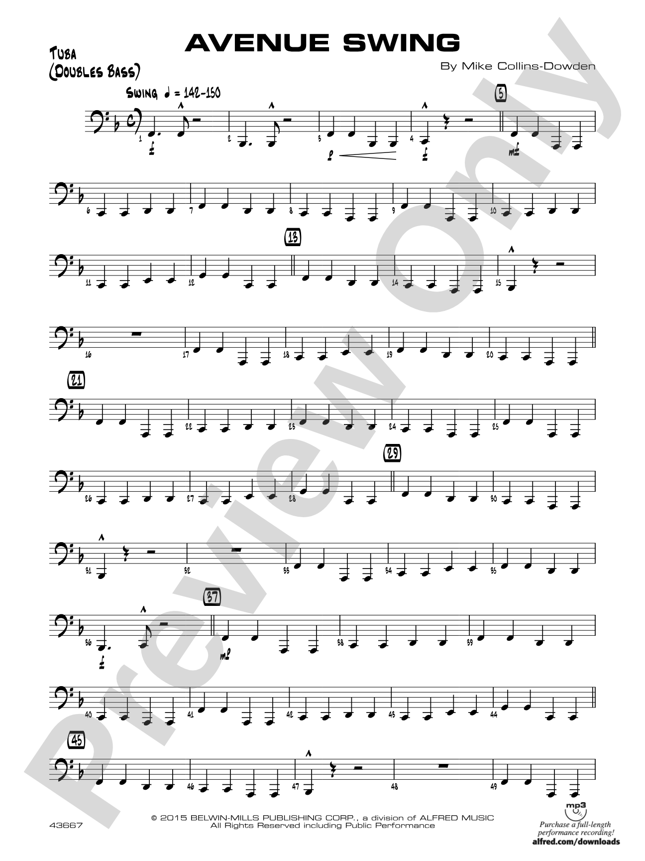 Avenue Swing: Tuba