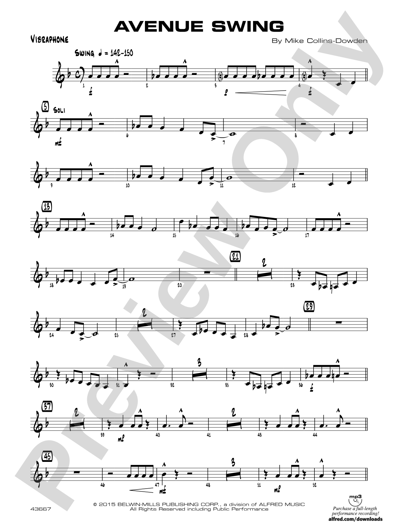 Avenue Swing: Vibraphone