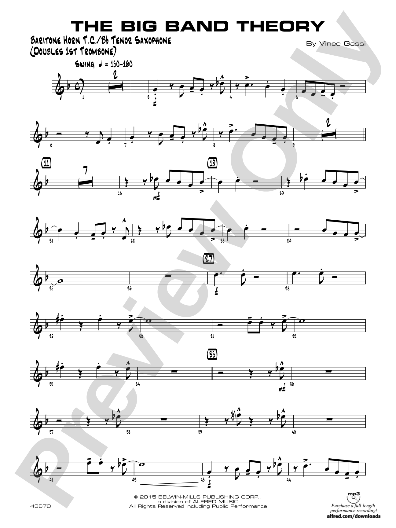 The Big Band Theory: Baritone T.C.