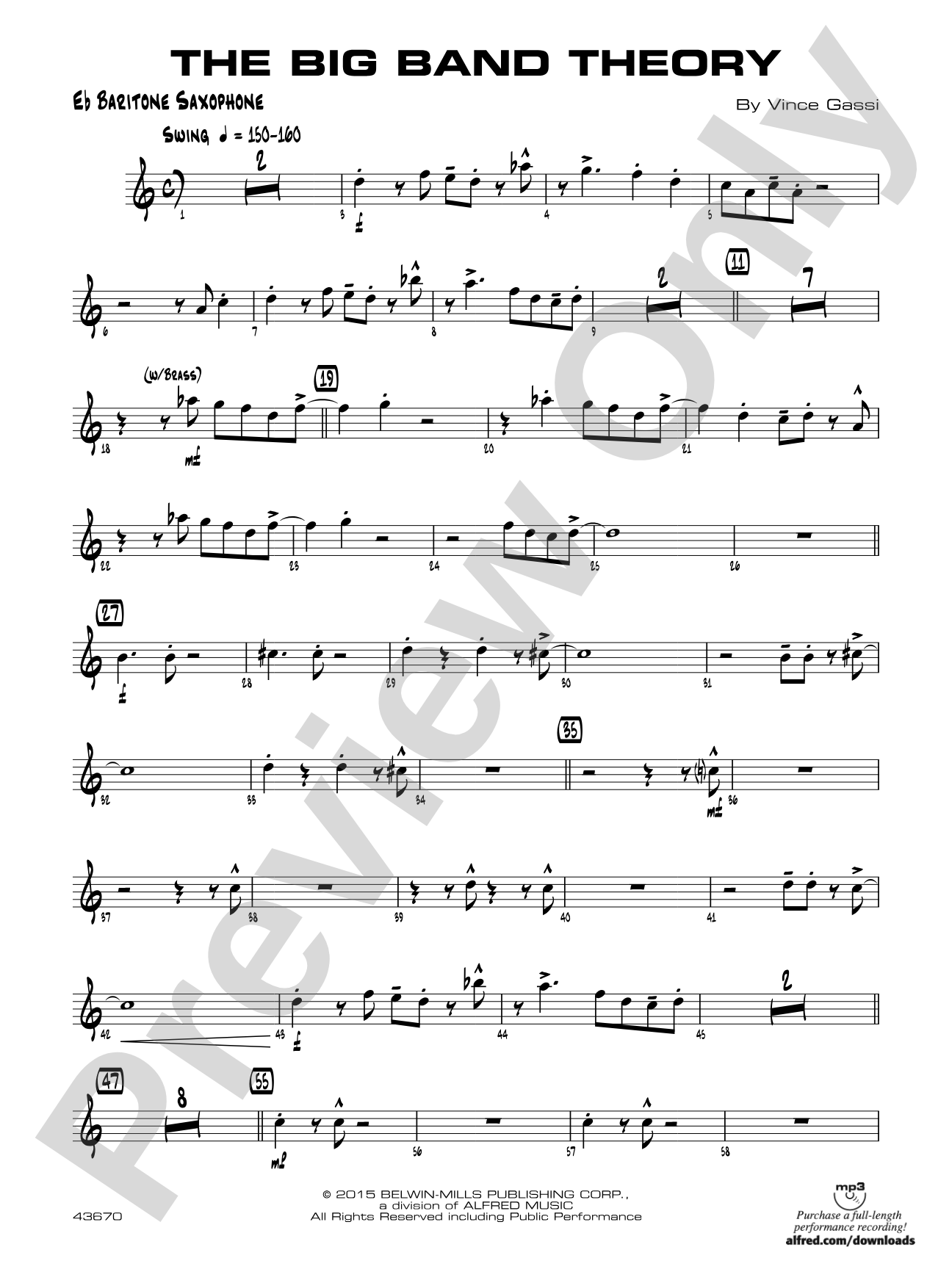 The Big Band Theory: E-flat Baritone Saxophone