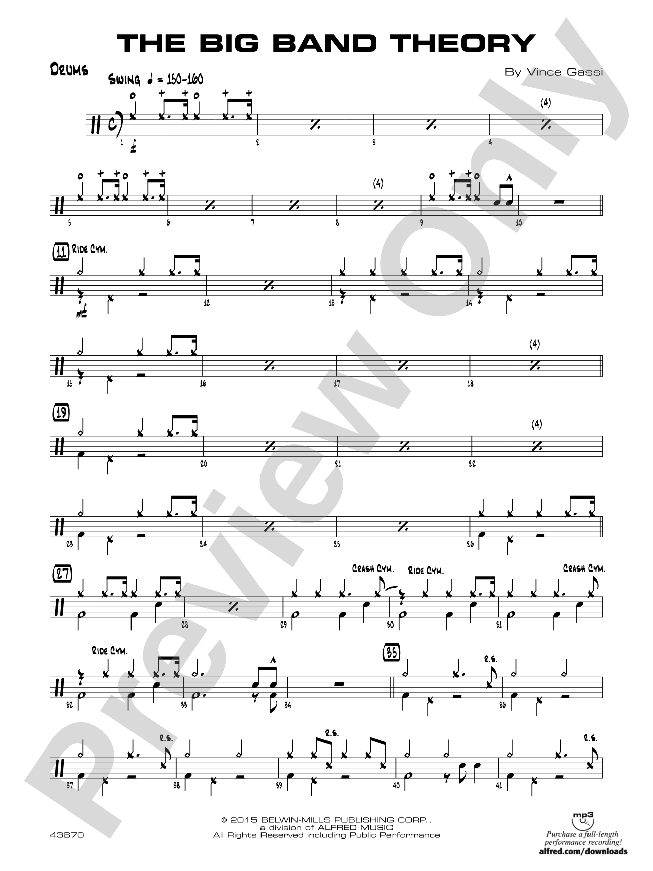 The Big Band Theory: Drums