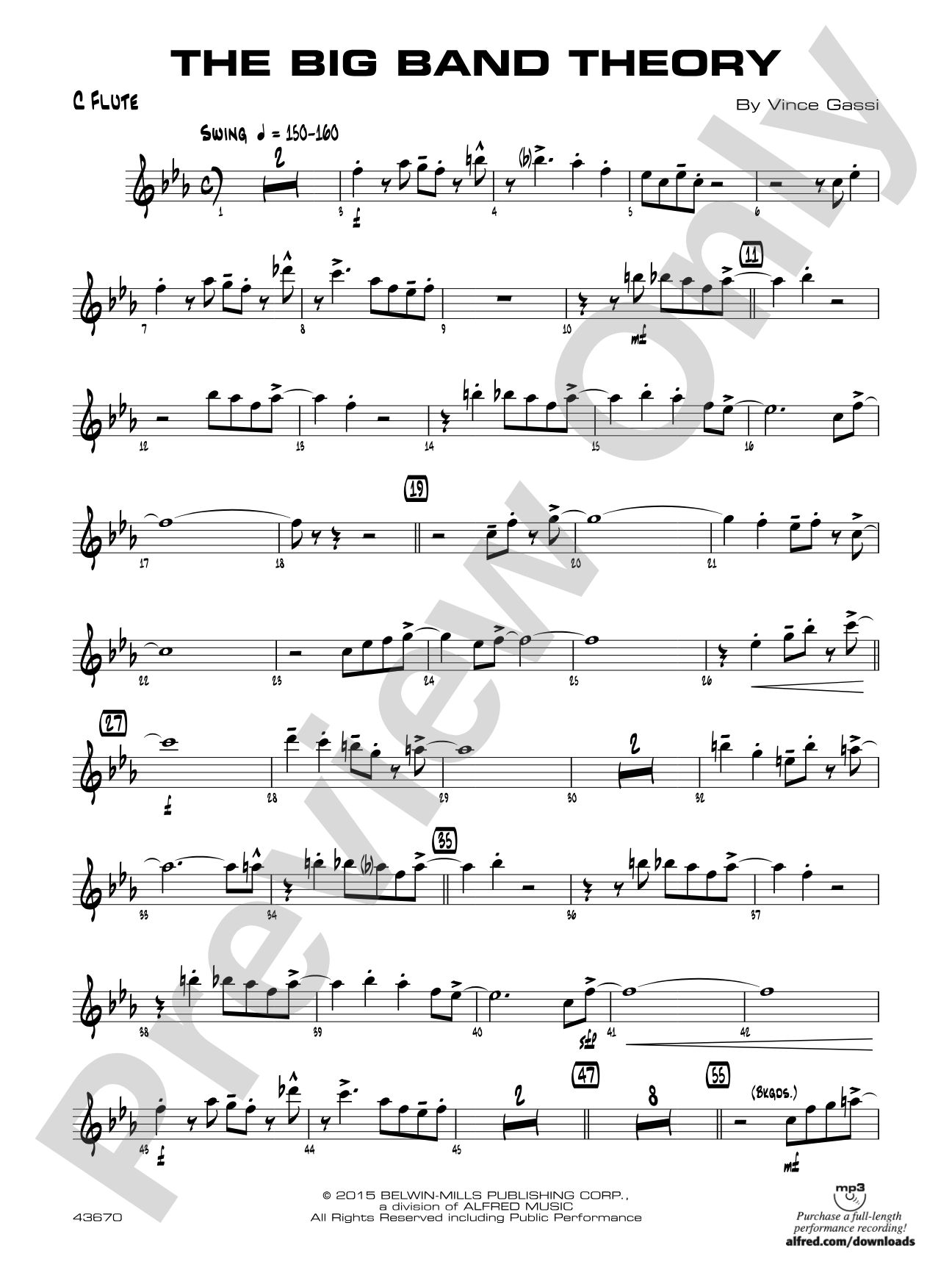 The Big Band Theory: Flute