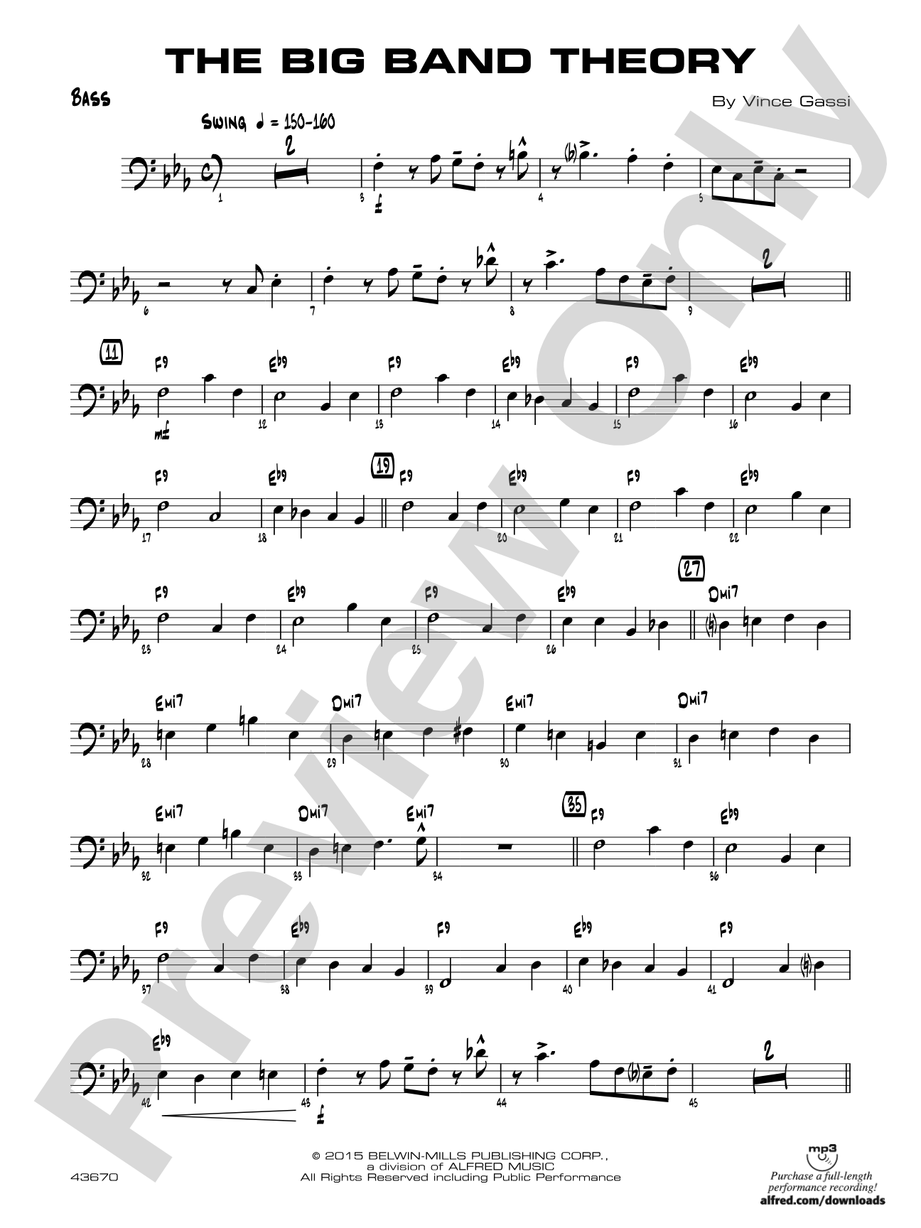 The Big Band Theory: String Bass