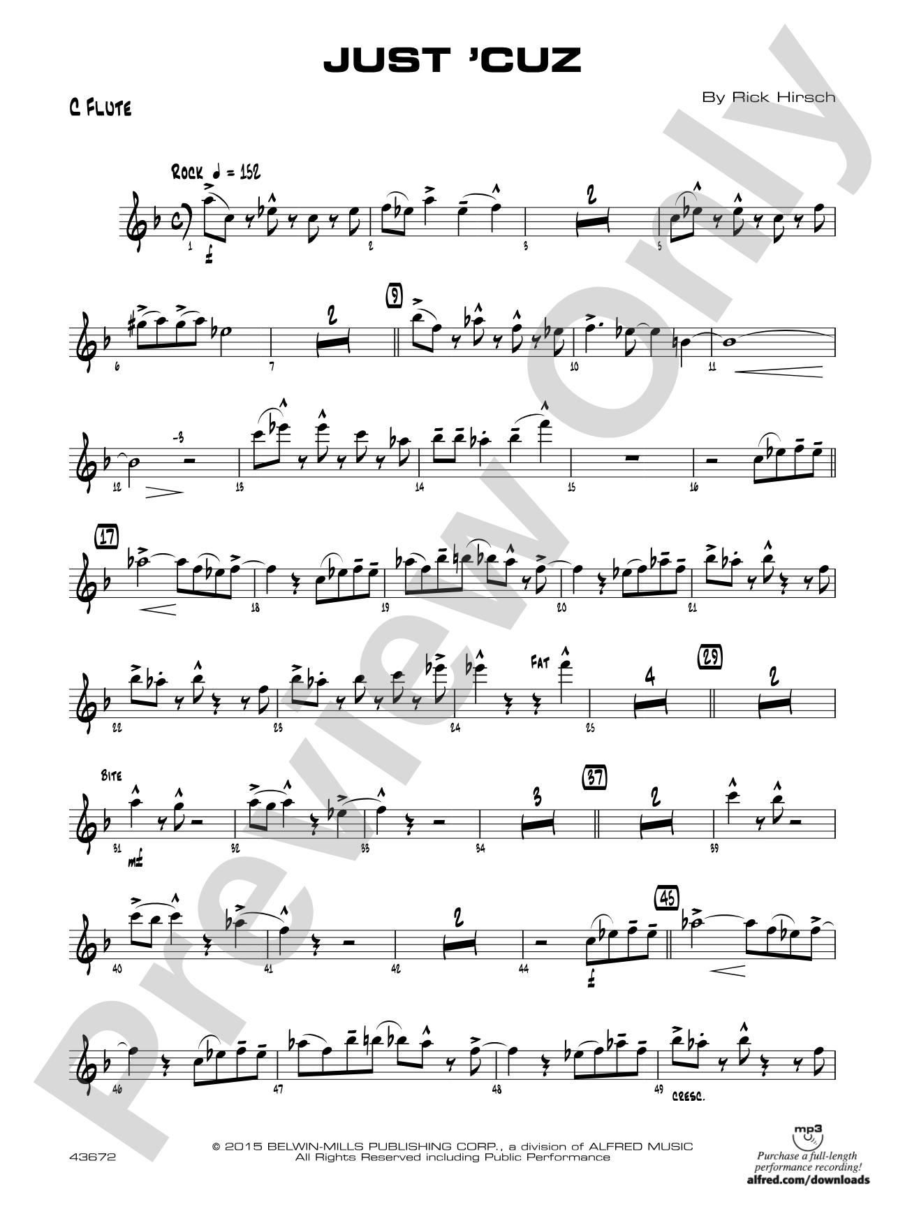 Just 'Cuz: Flute