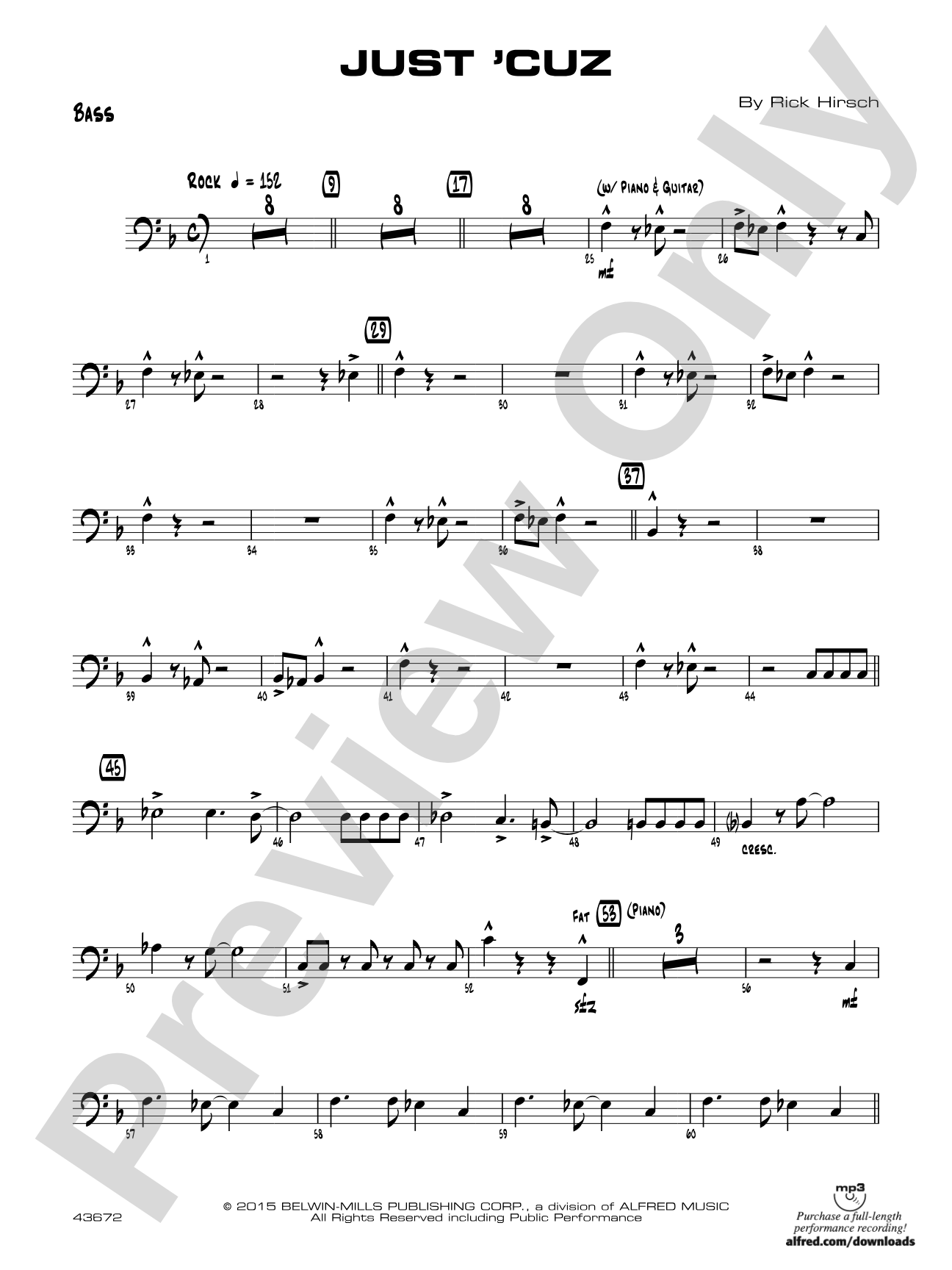 Just 'Cuz: String Bass