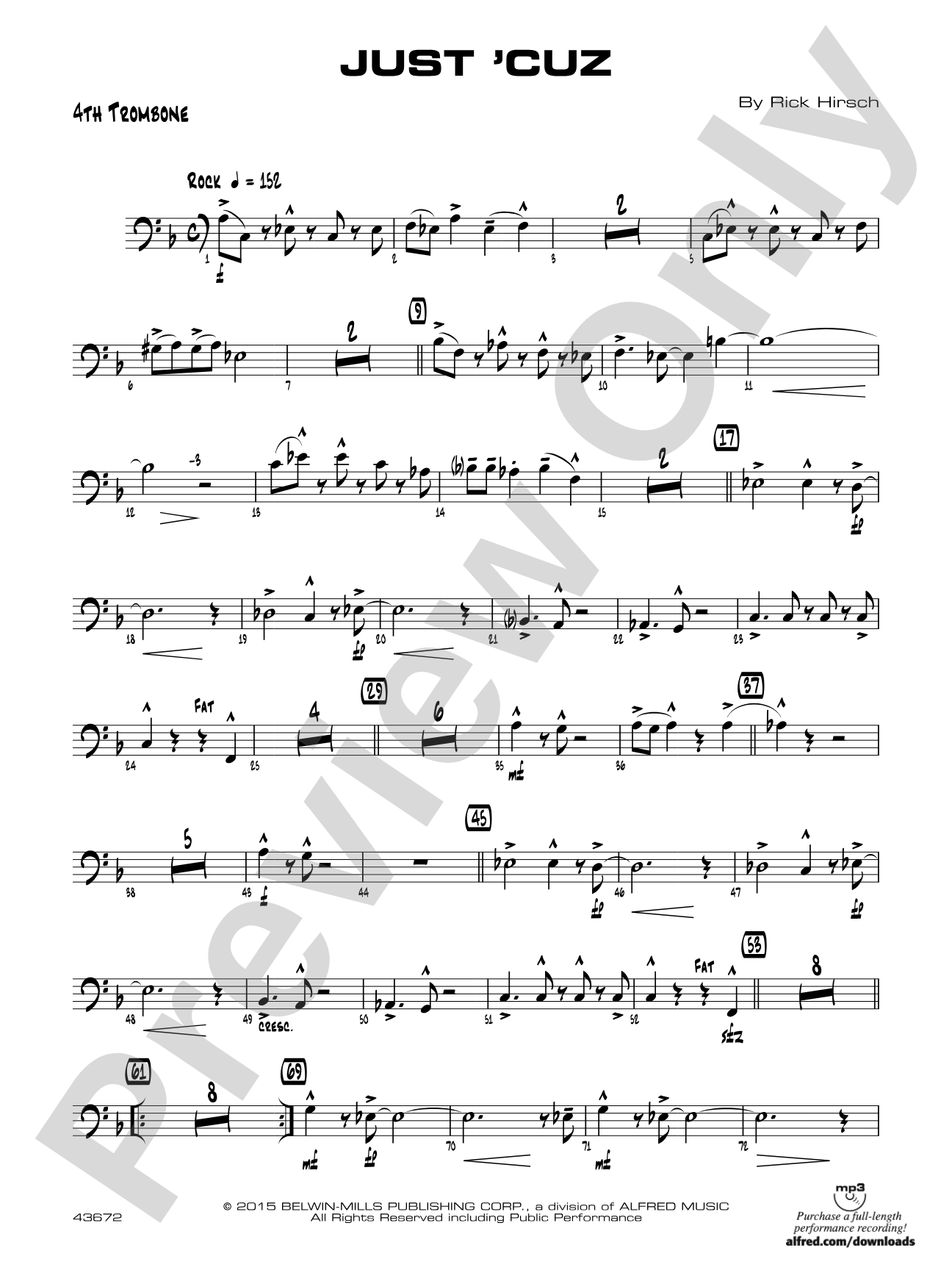 Just 'Cuz: 4th Trombone