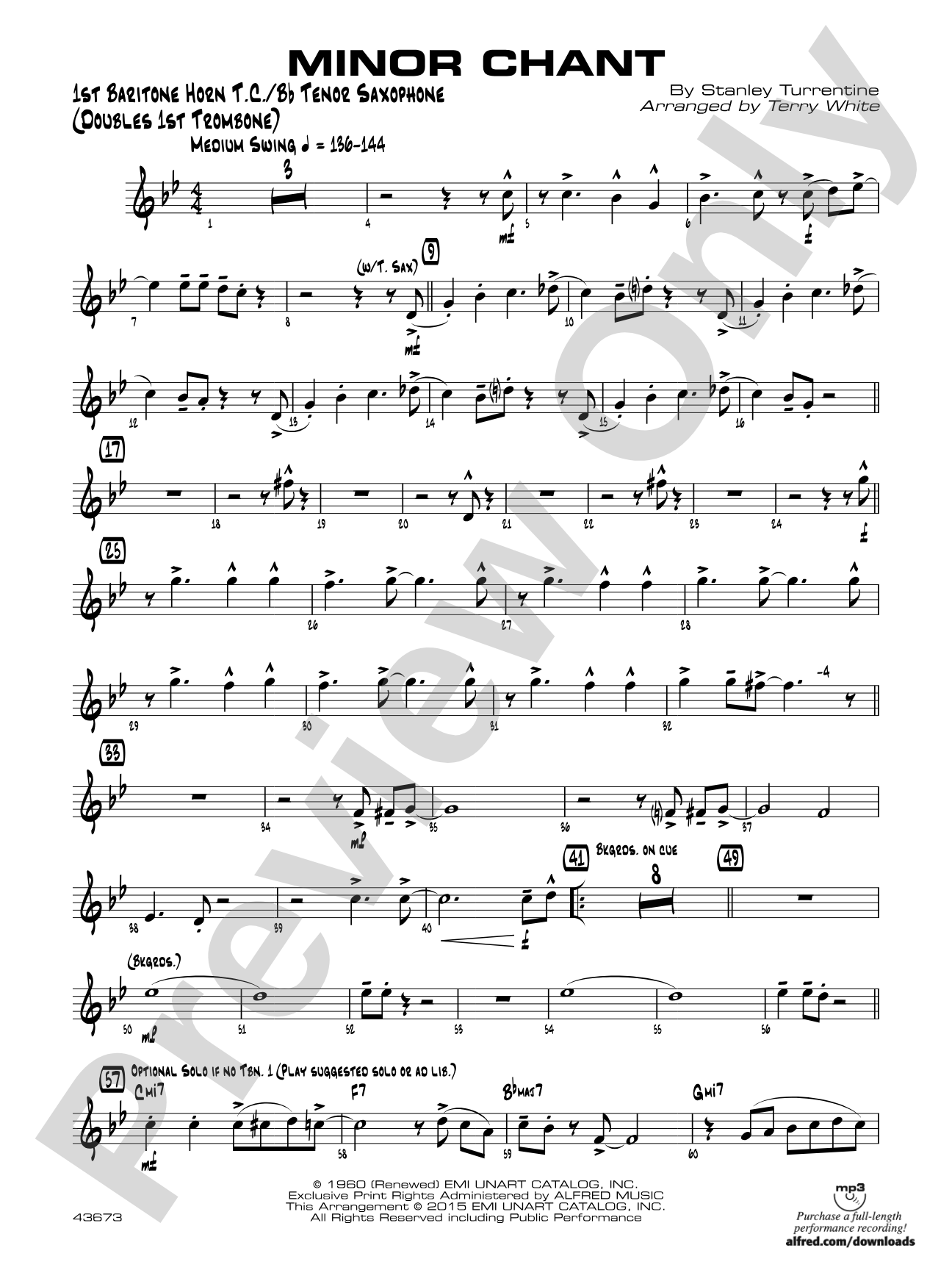 Minor Chant: Baritone T.C.