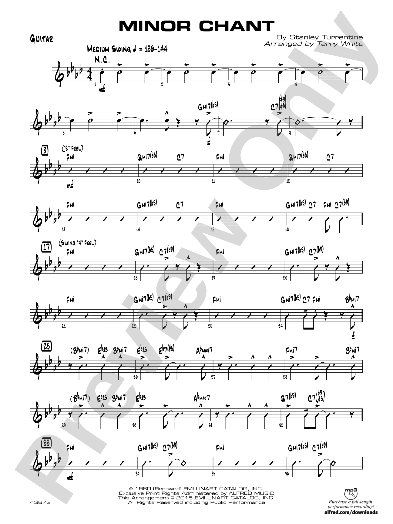 Minor Chant: Guitar