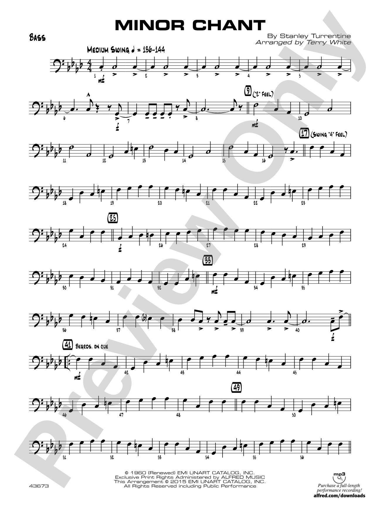 Minor Chant: String Bass