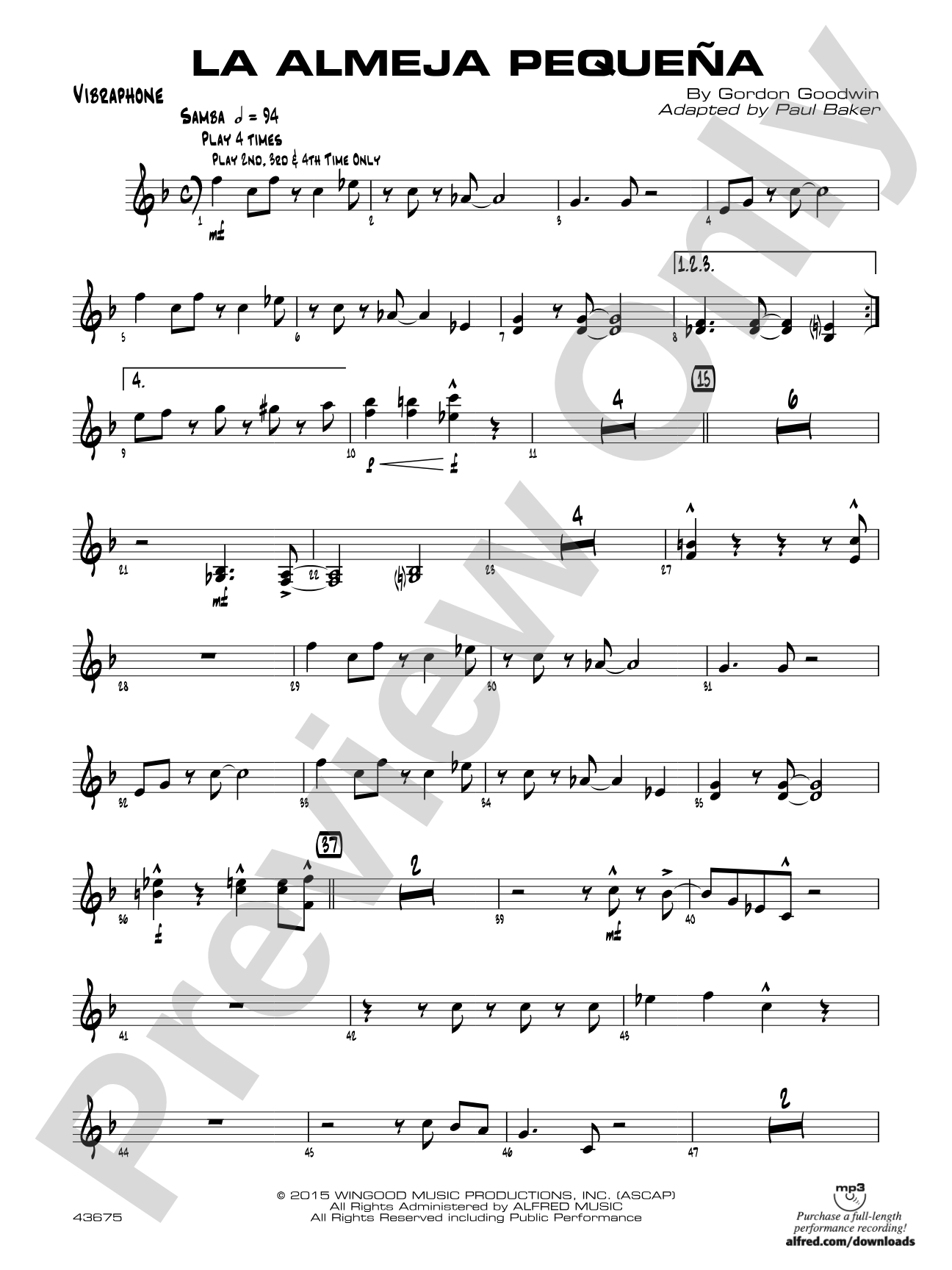 La Almeja Pequena: Vibraphone