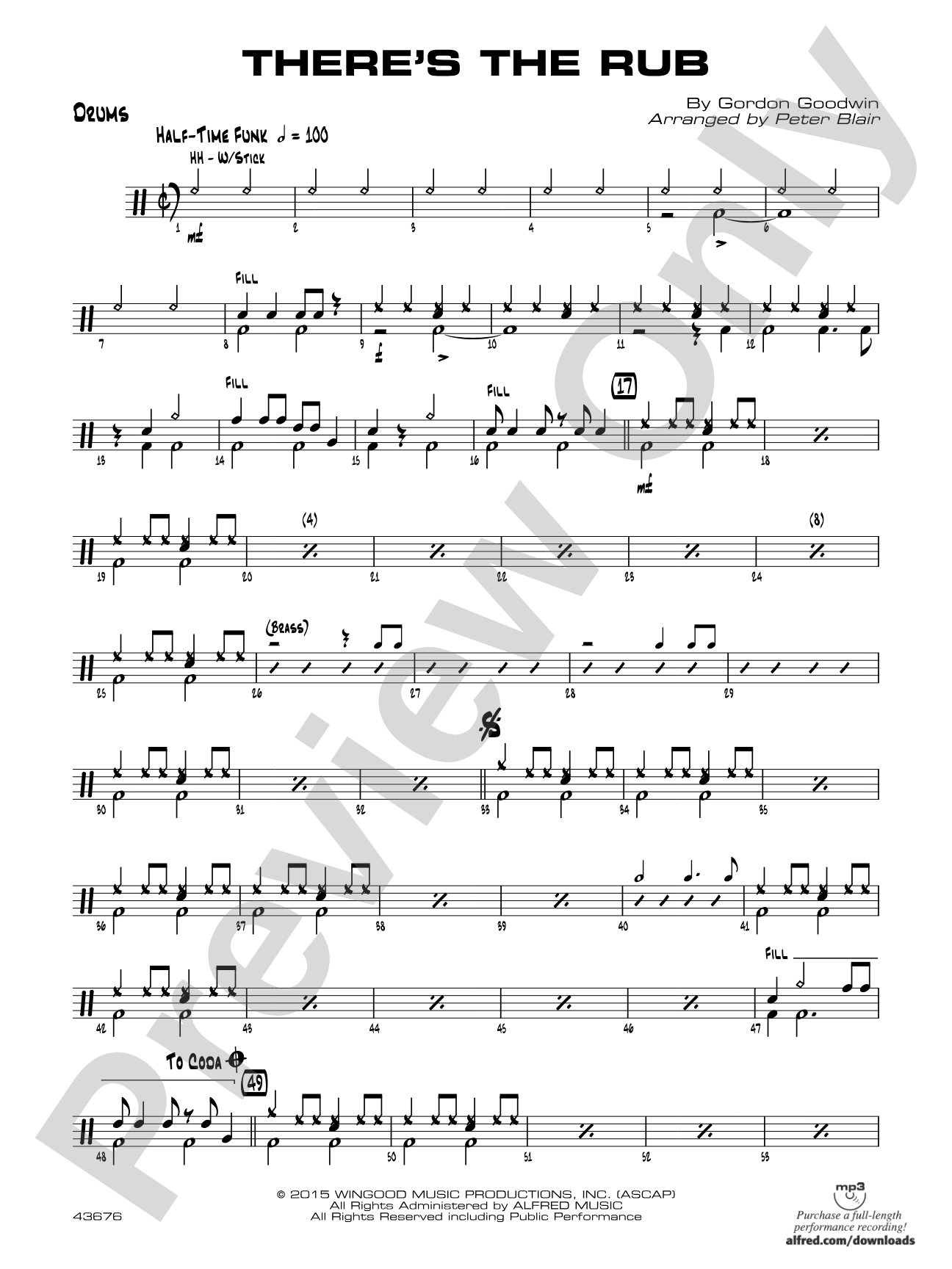 There's the Rub: Drums