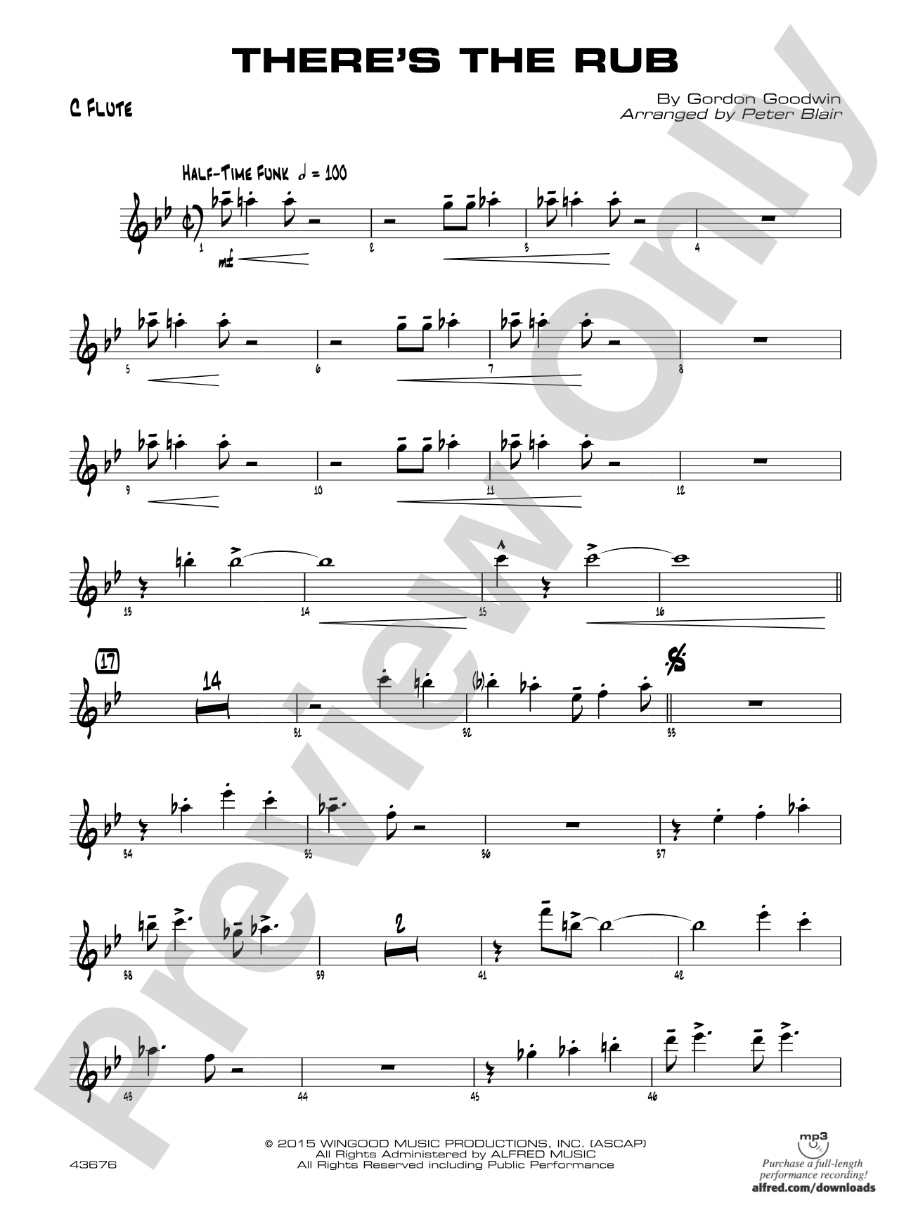 There's the Rub: Flute