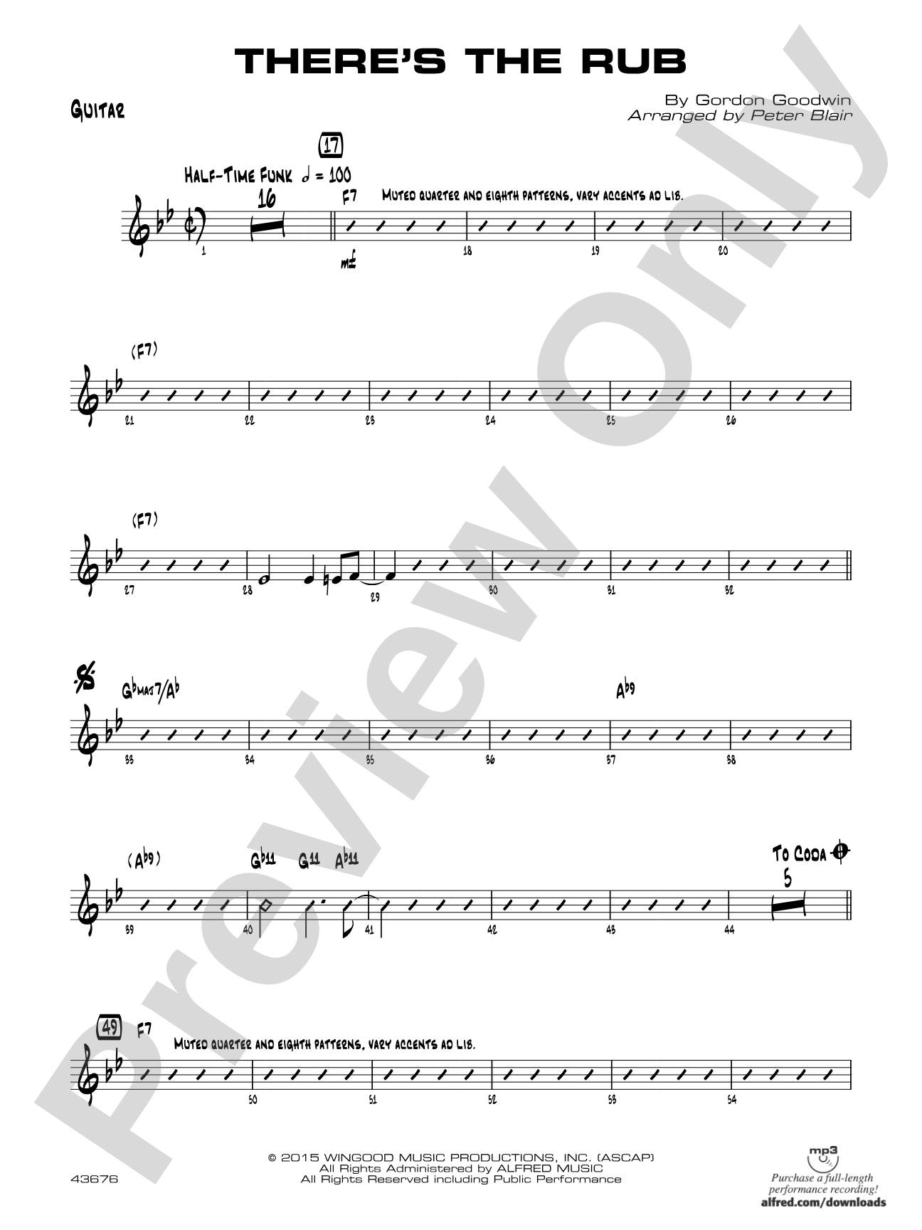 There's the Rub: Guitar