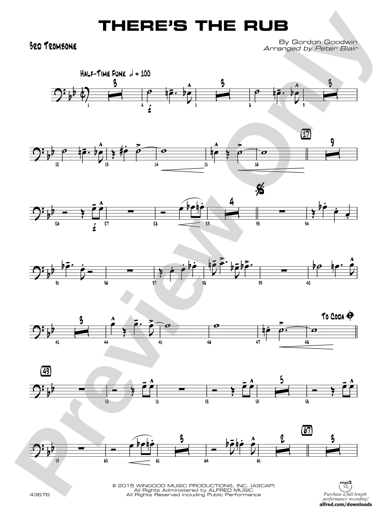 There's the Rub: 3rd Trombone