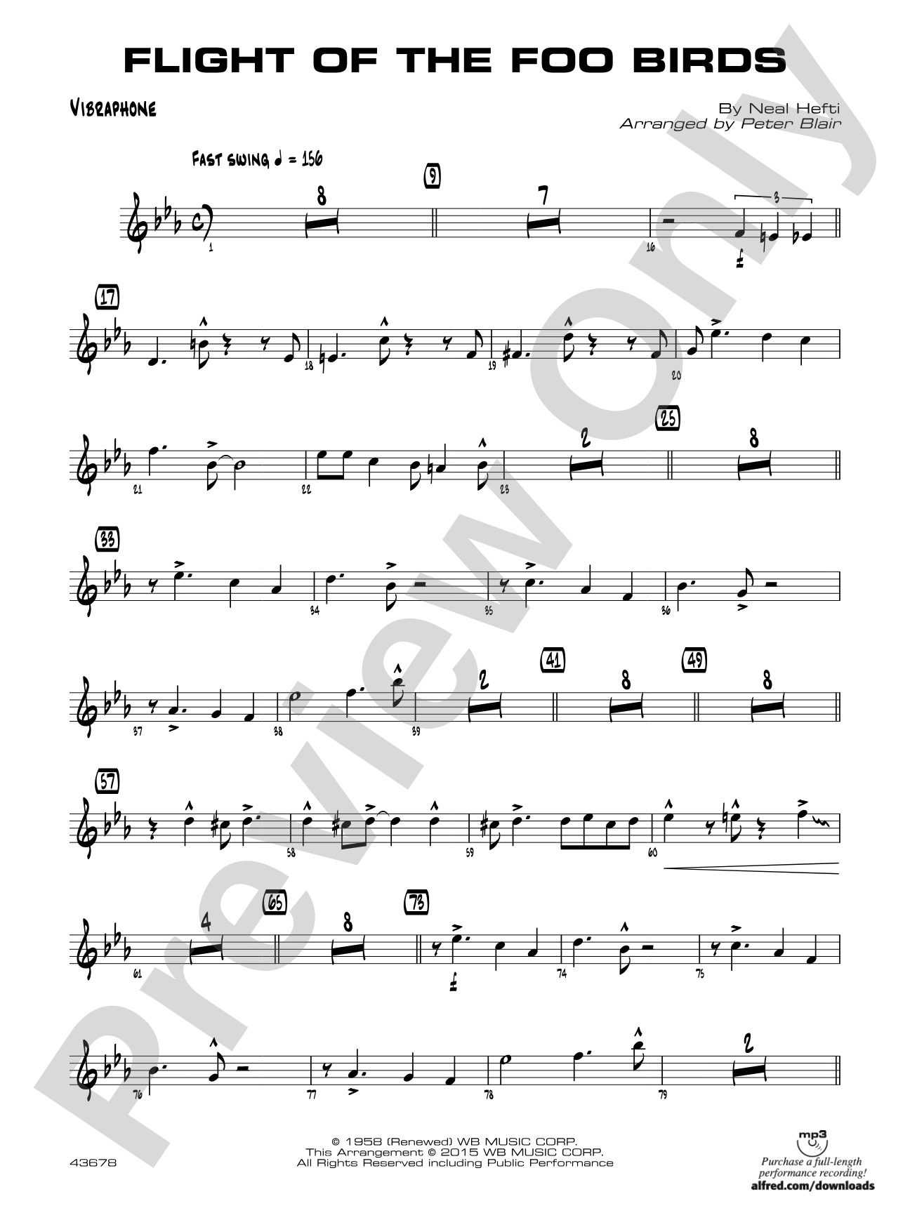 Flight of the Foo Birds: Vibraphone