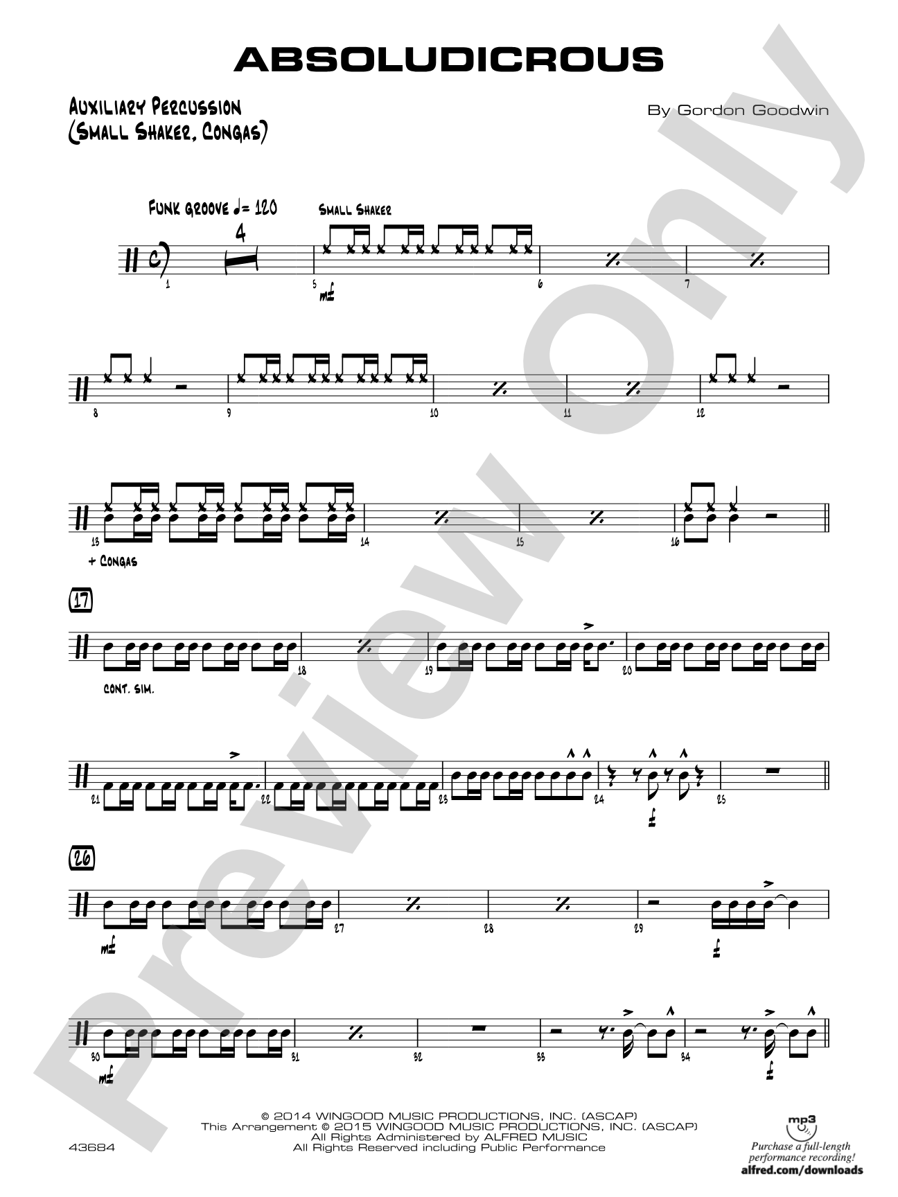 Absoludicrous: Auxiliary Percussion