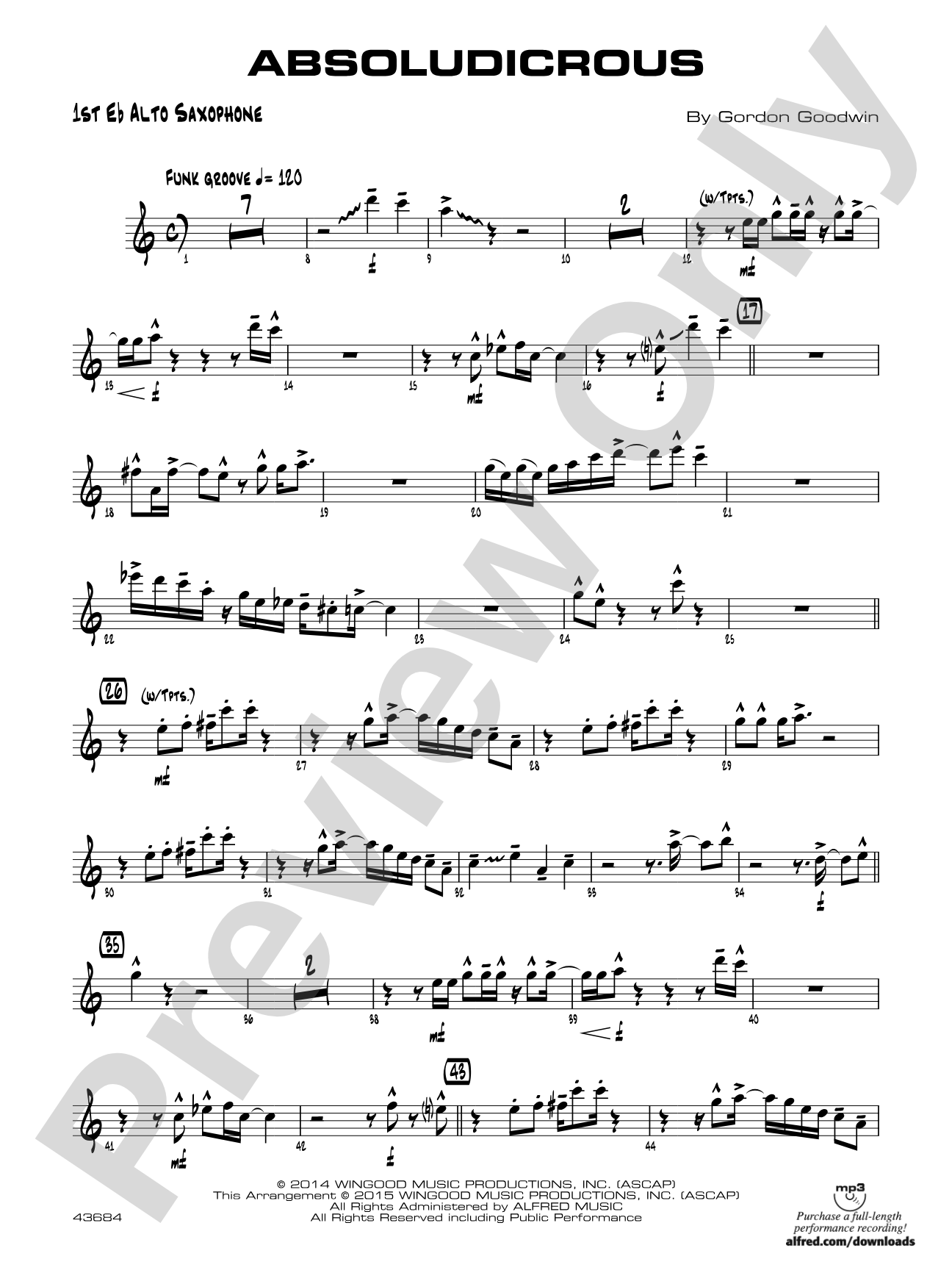 Absoludicrous: E-flat Alto Saxophone