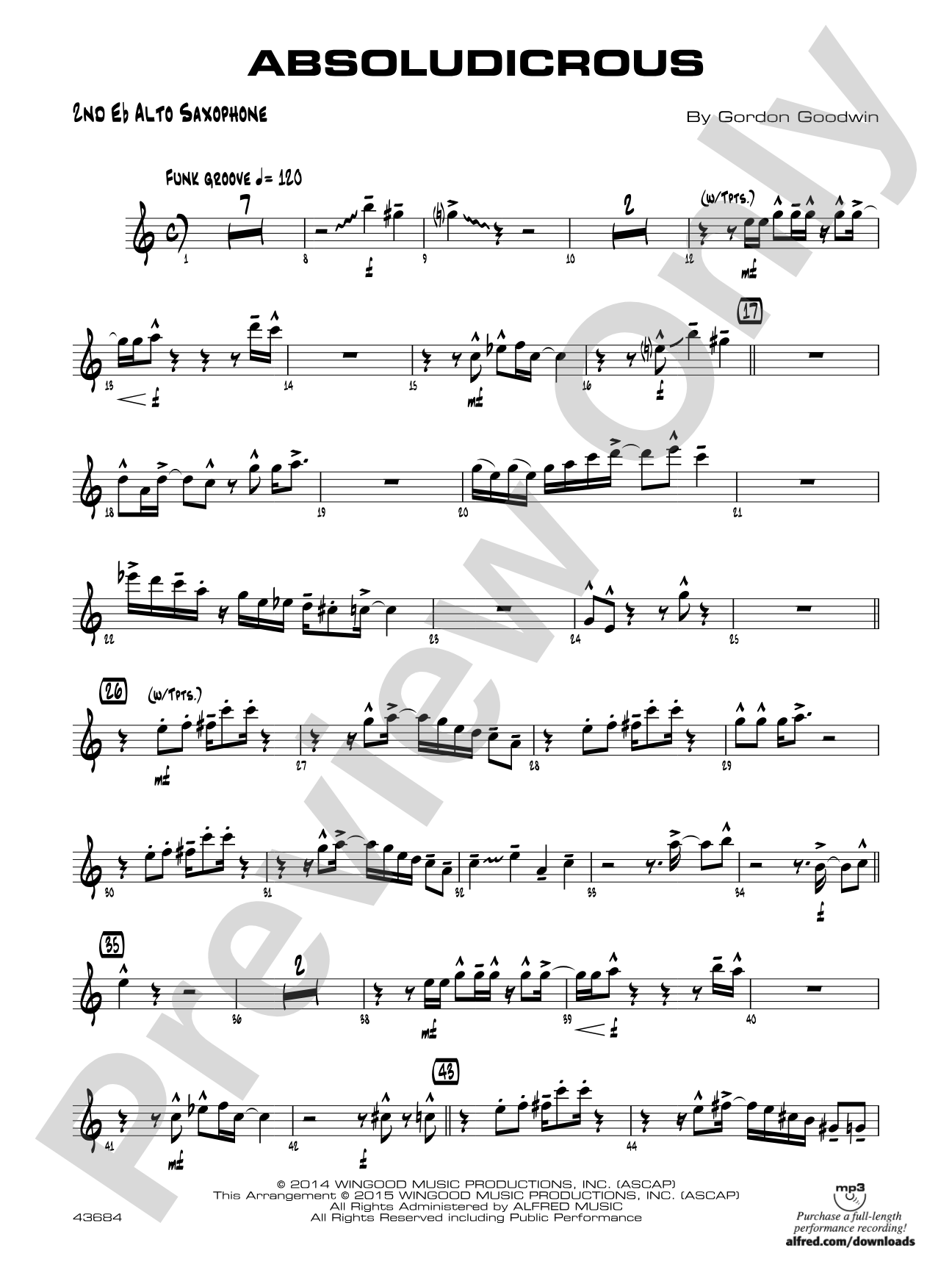 Absoludicrous: 2nd E-flat Alto Saxophone