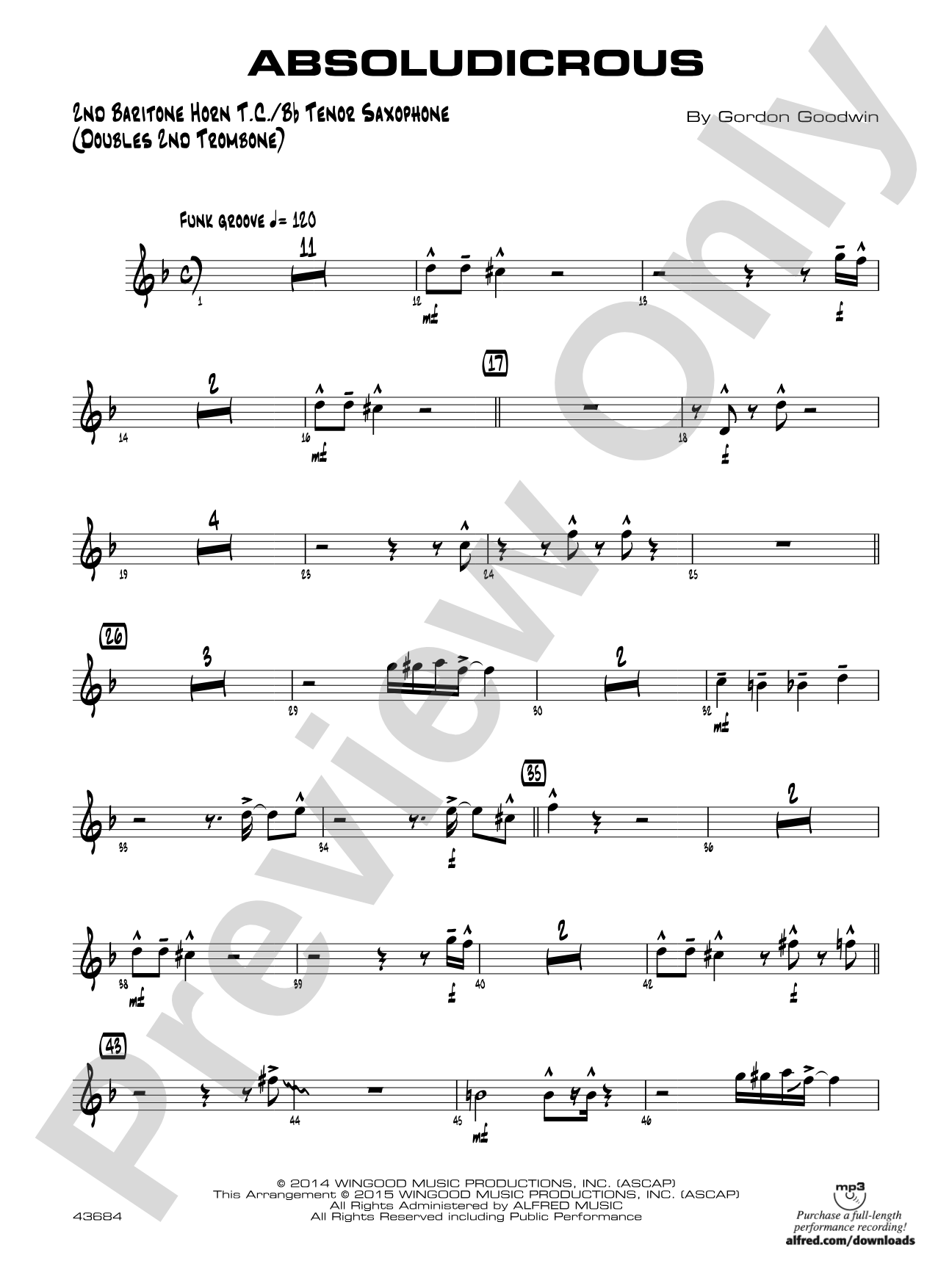 Absoludicrous: 2nd Baritone T.C.