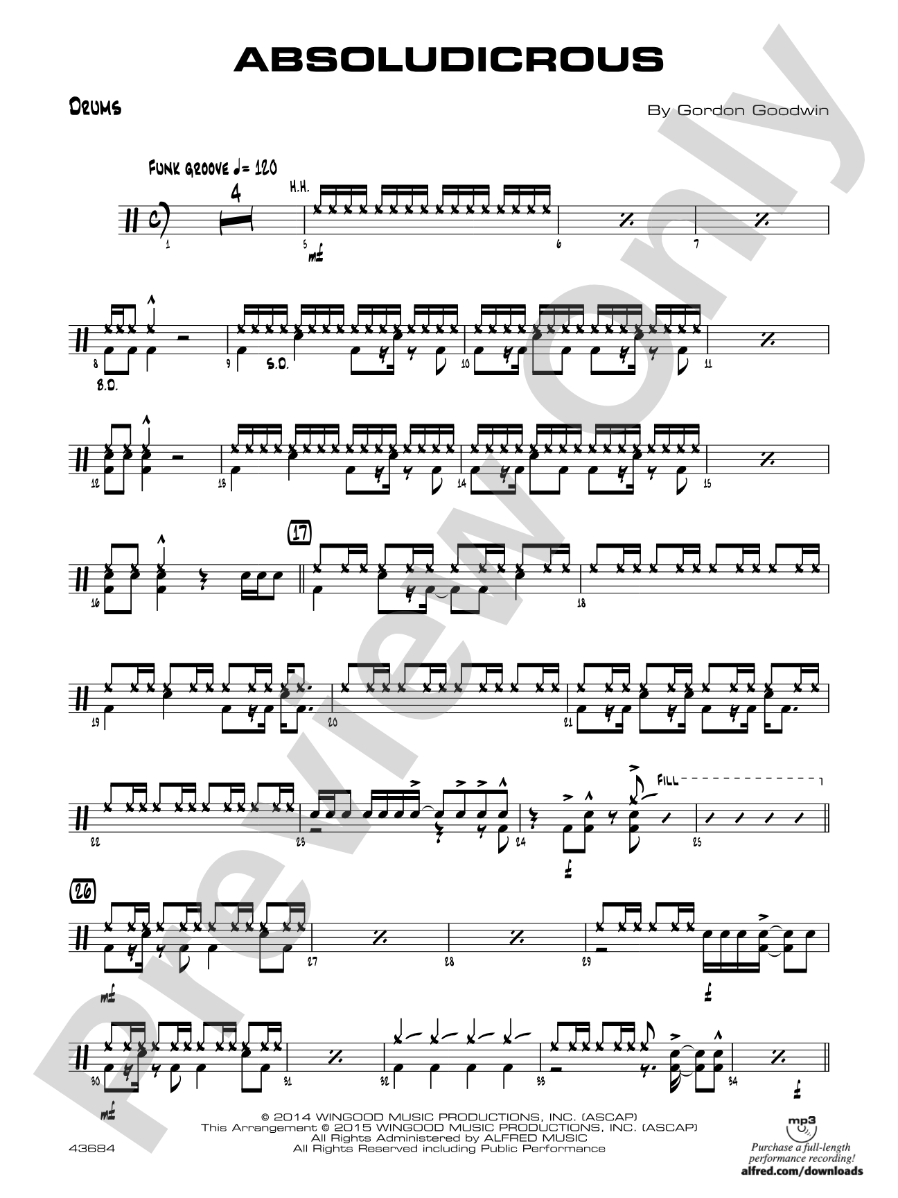 Absoludicrous: Drums