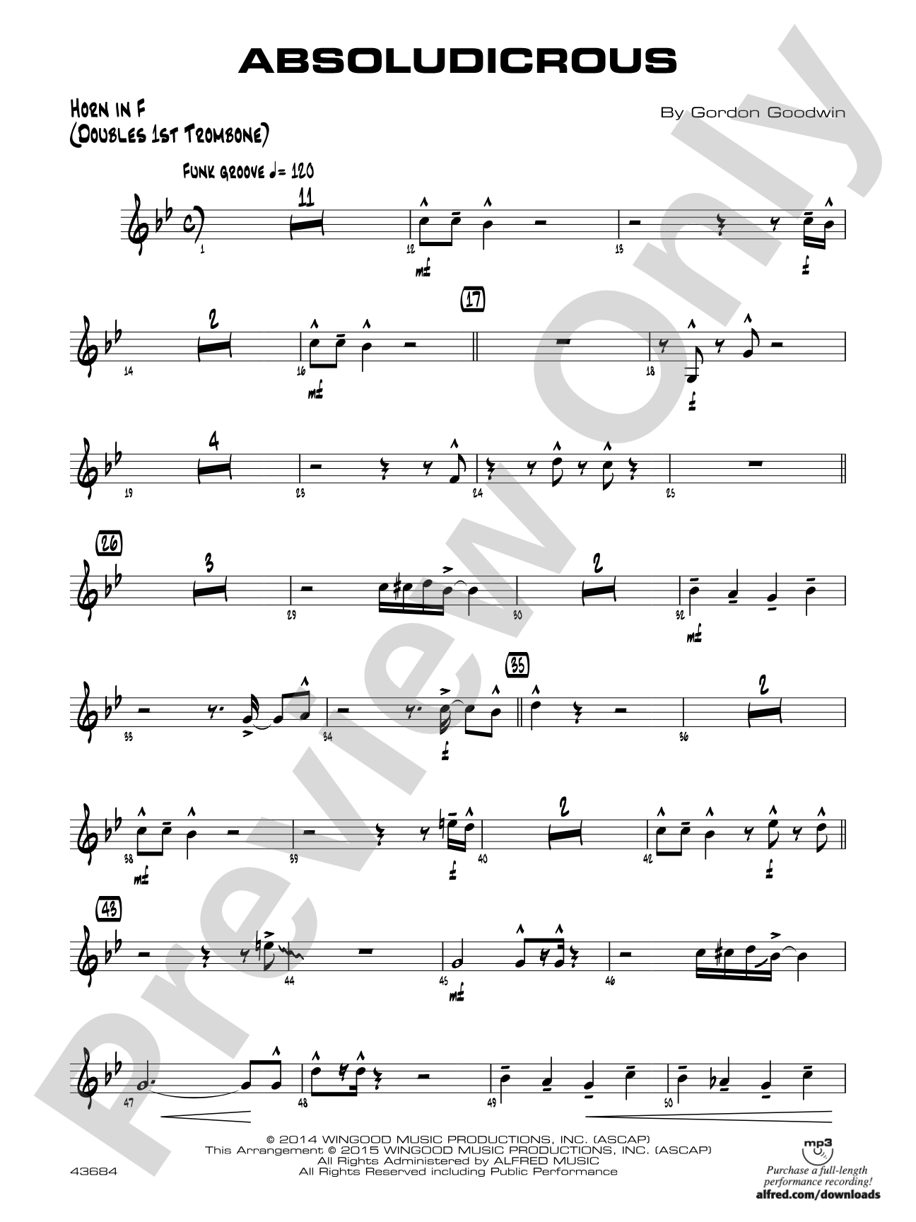 Absoludicrous: 1st F Horn