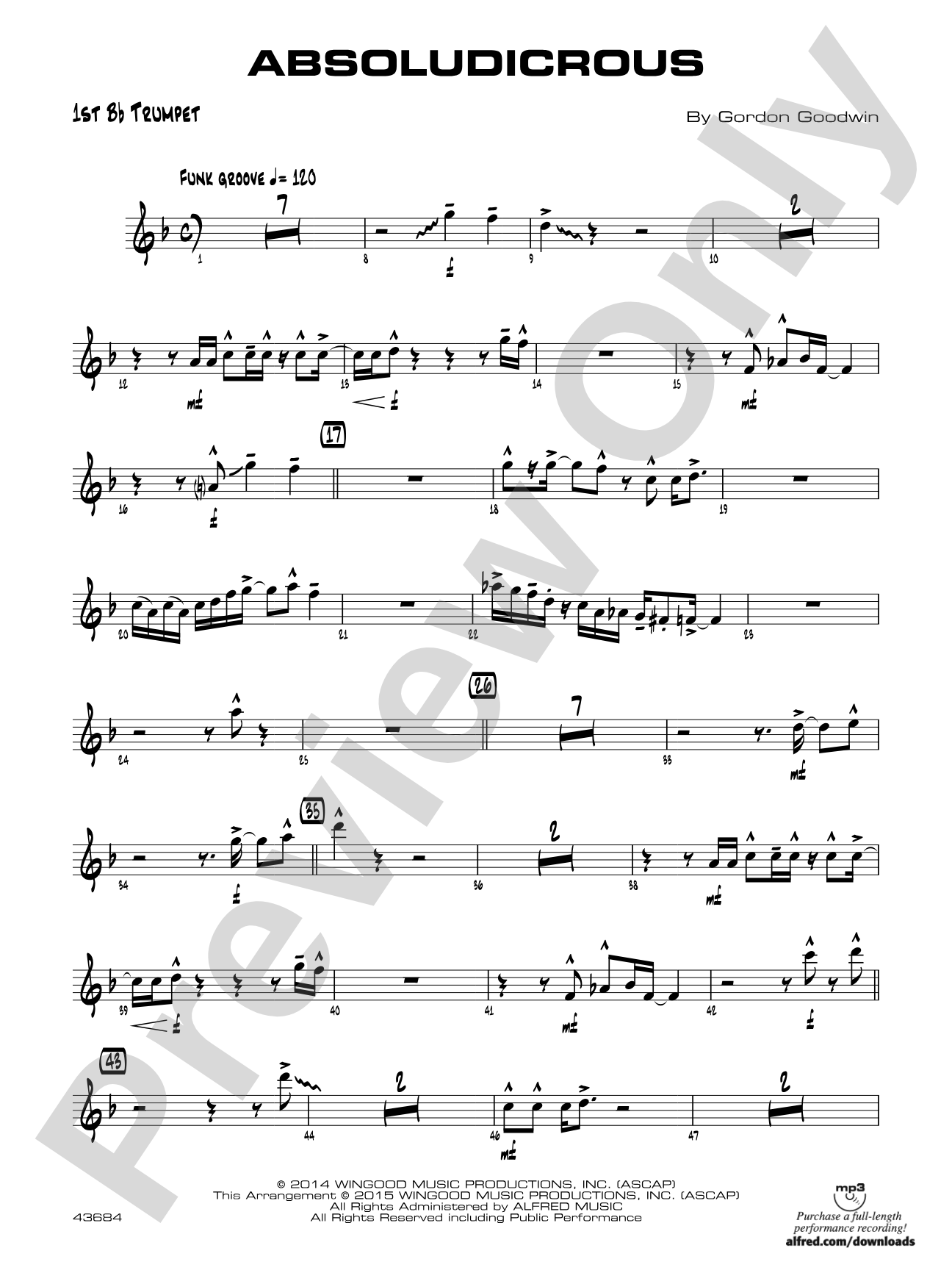 Absoludicrous: 1st B-flat Trumpet