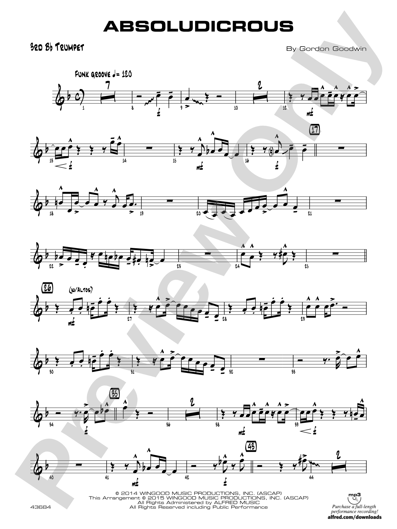 Absoludicrous: 3rd B-flat Trumpet