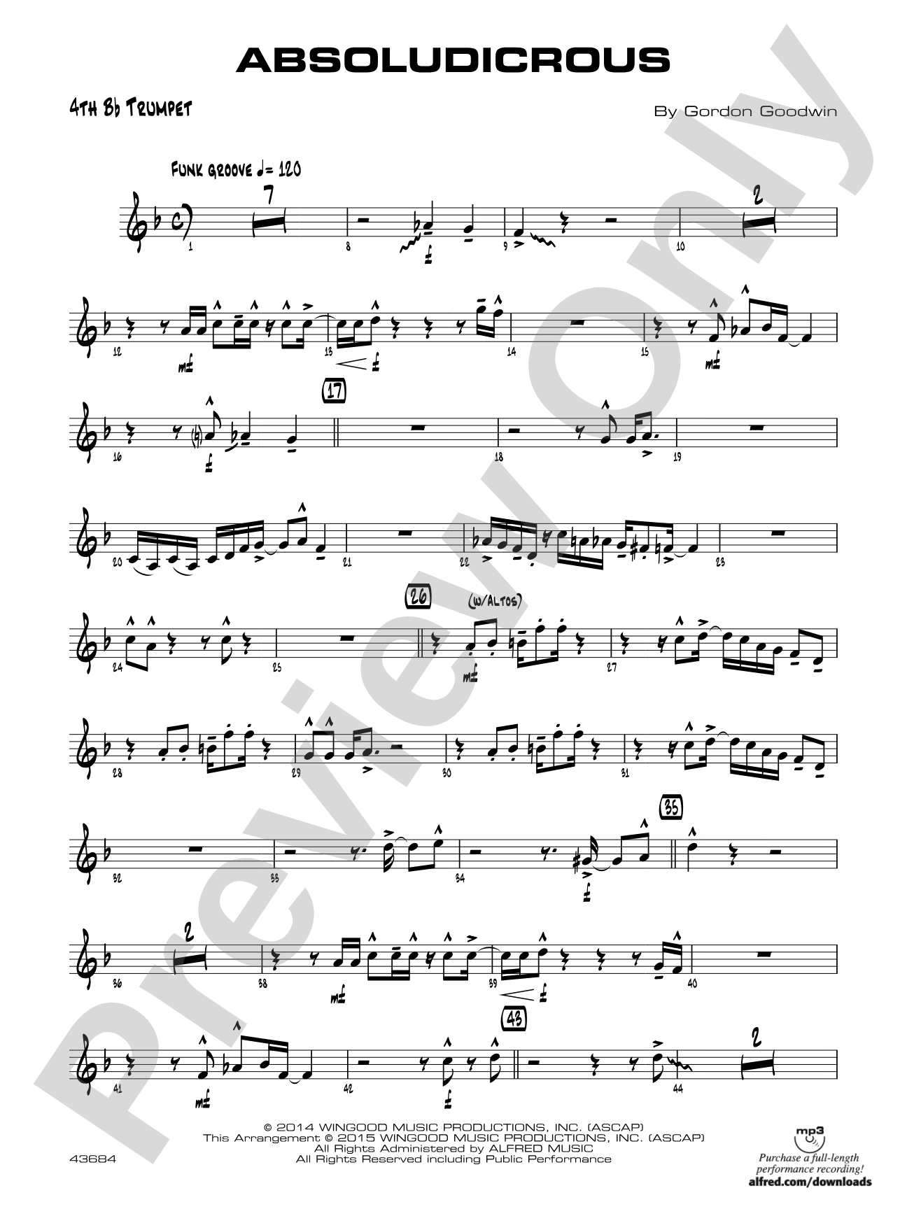 Absoludicrous: 4th B-flat Trumpet