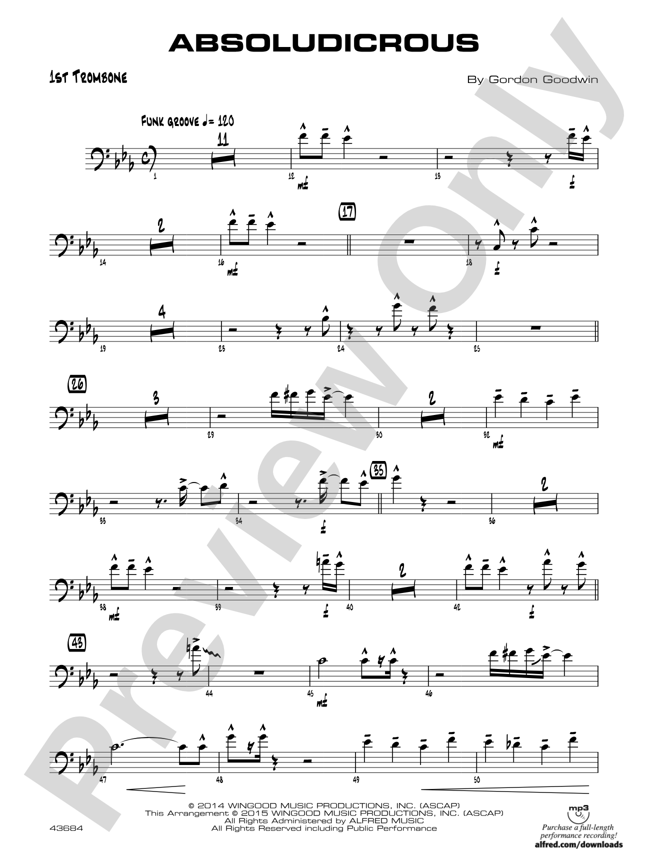 Absoludicrous: 1st Trombone