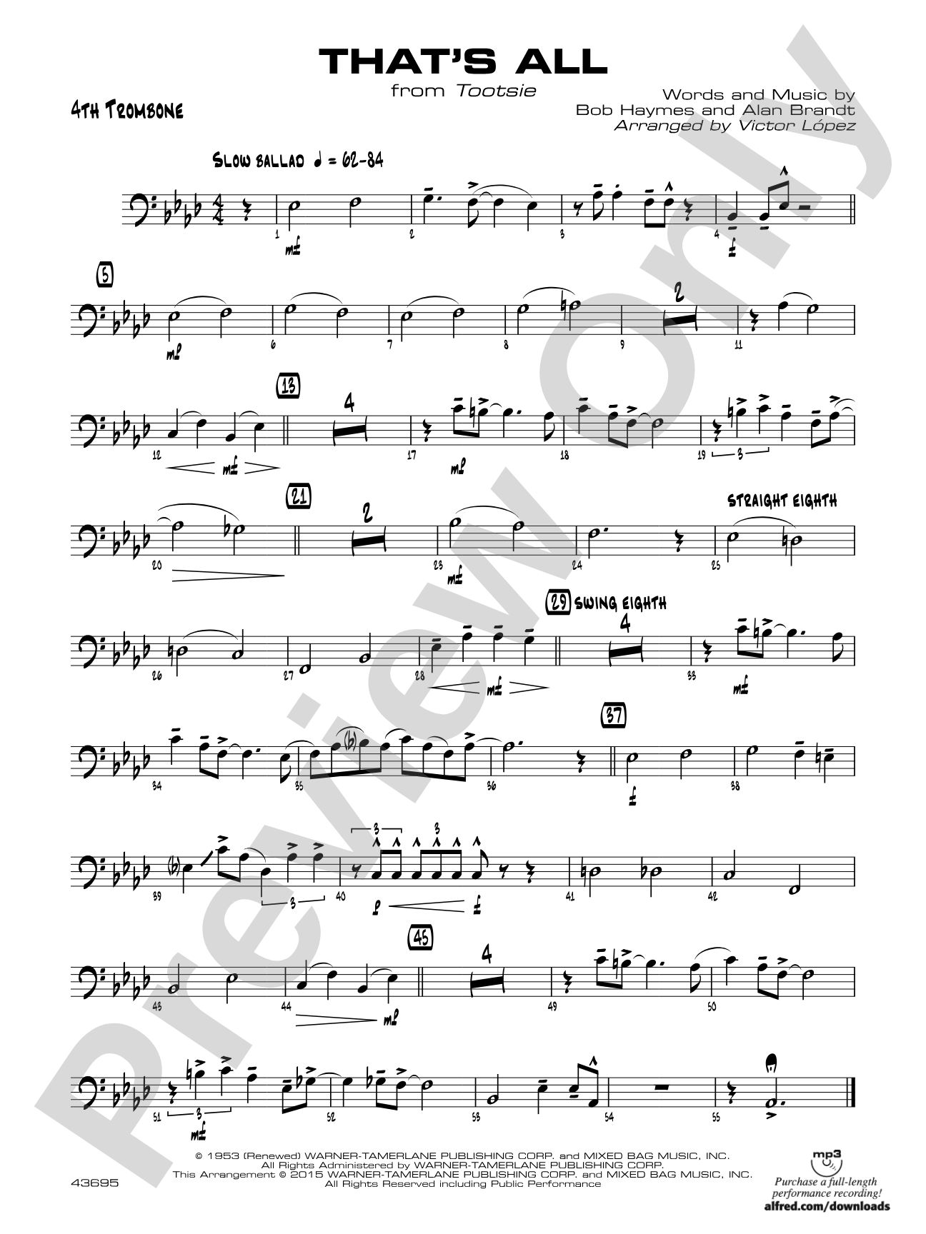 That's All: 4th Trombone