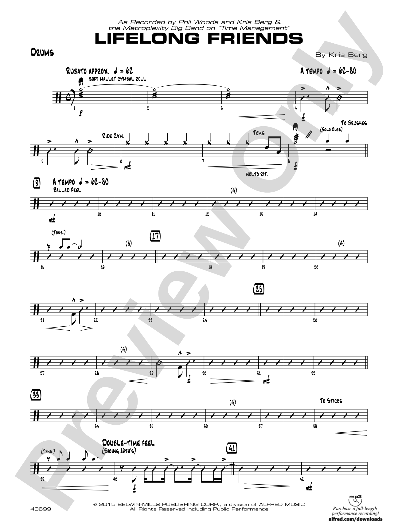 Lifelong Friends: Drums