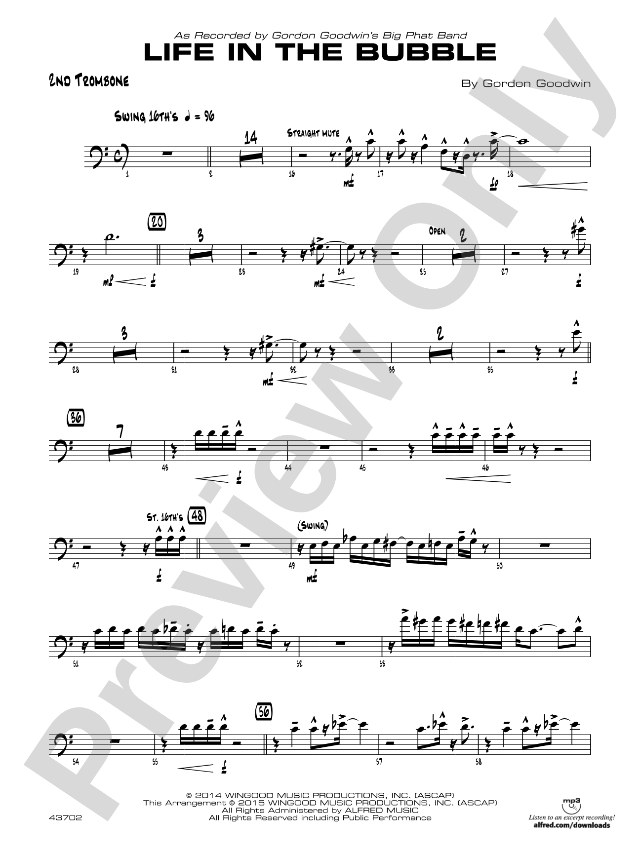 Life in the Bubble: 2nd Trombone