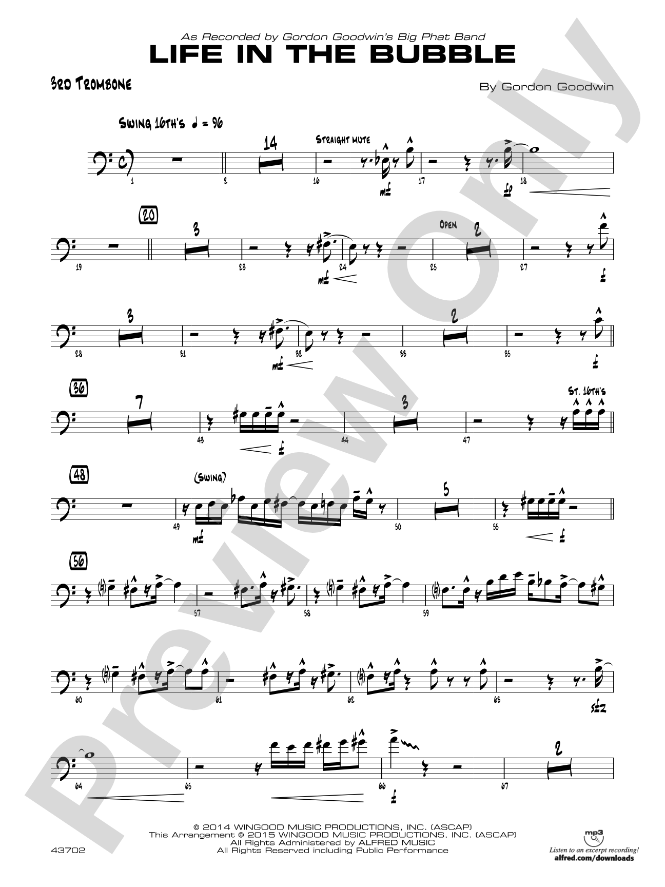 Life in the Bubble: 3rd Trombone