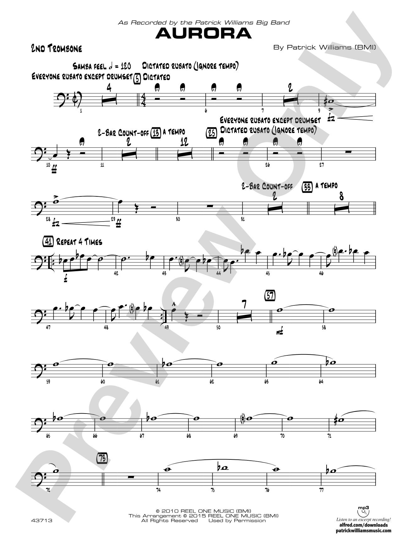 Aurora: 2nd Trombone