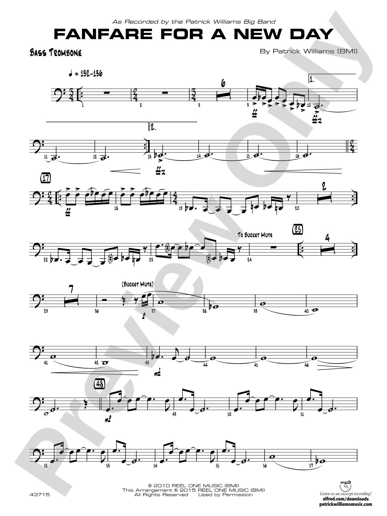 Fanfare for a New Day: Bass Trombone