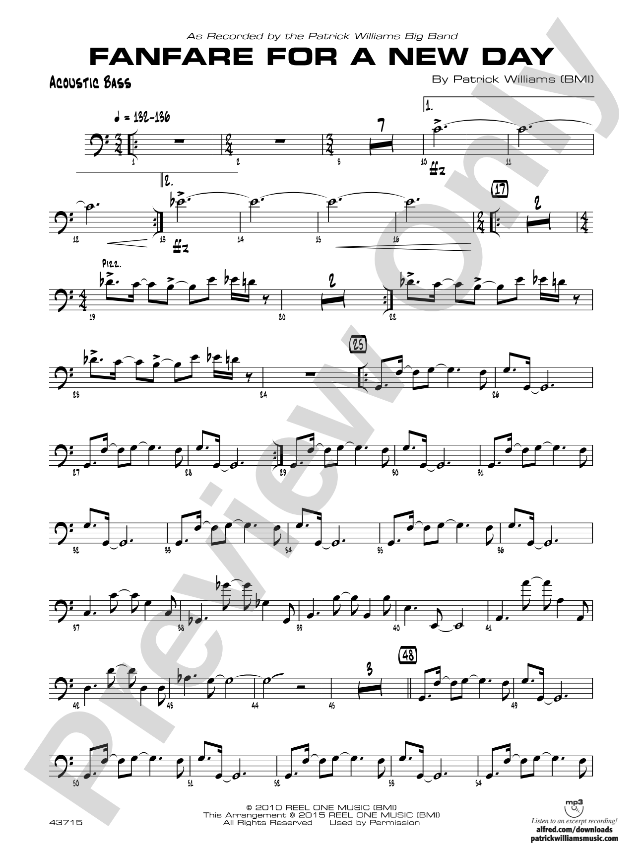 Fanfare for a New Day: String Bass