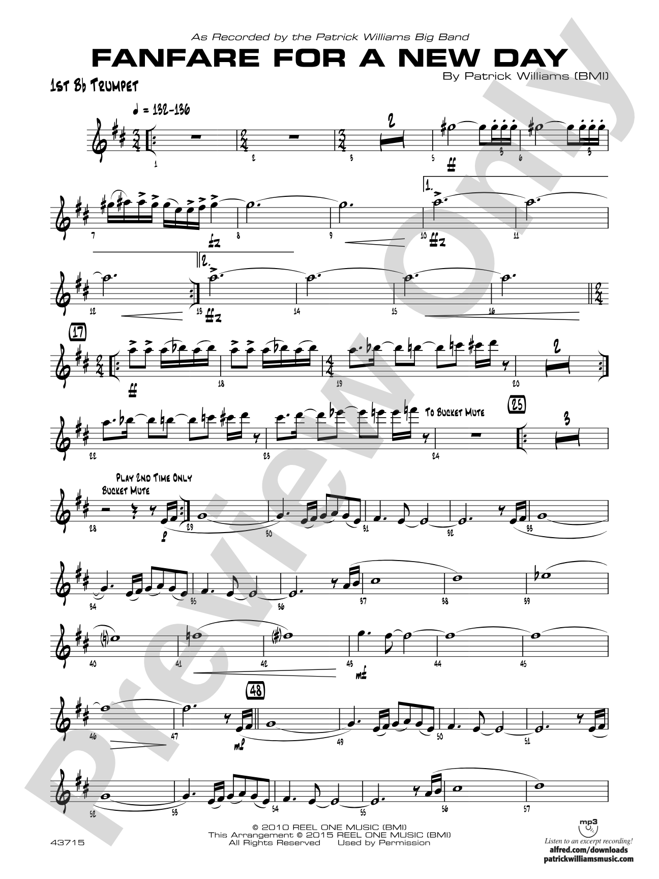 Fanfare for a New Day: 1st B-flat Trumpet