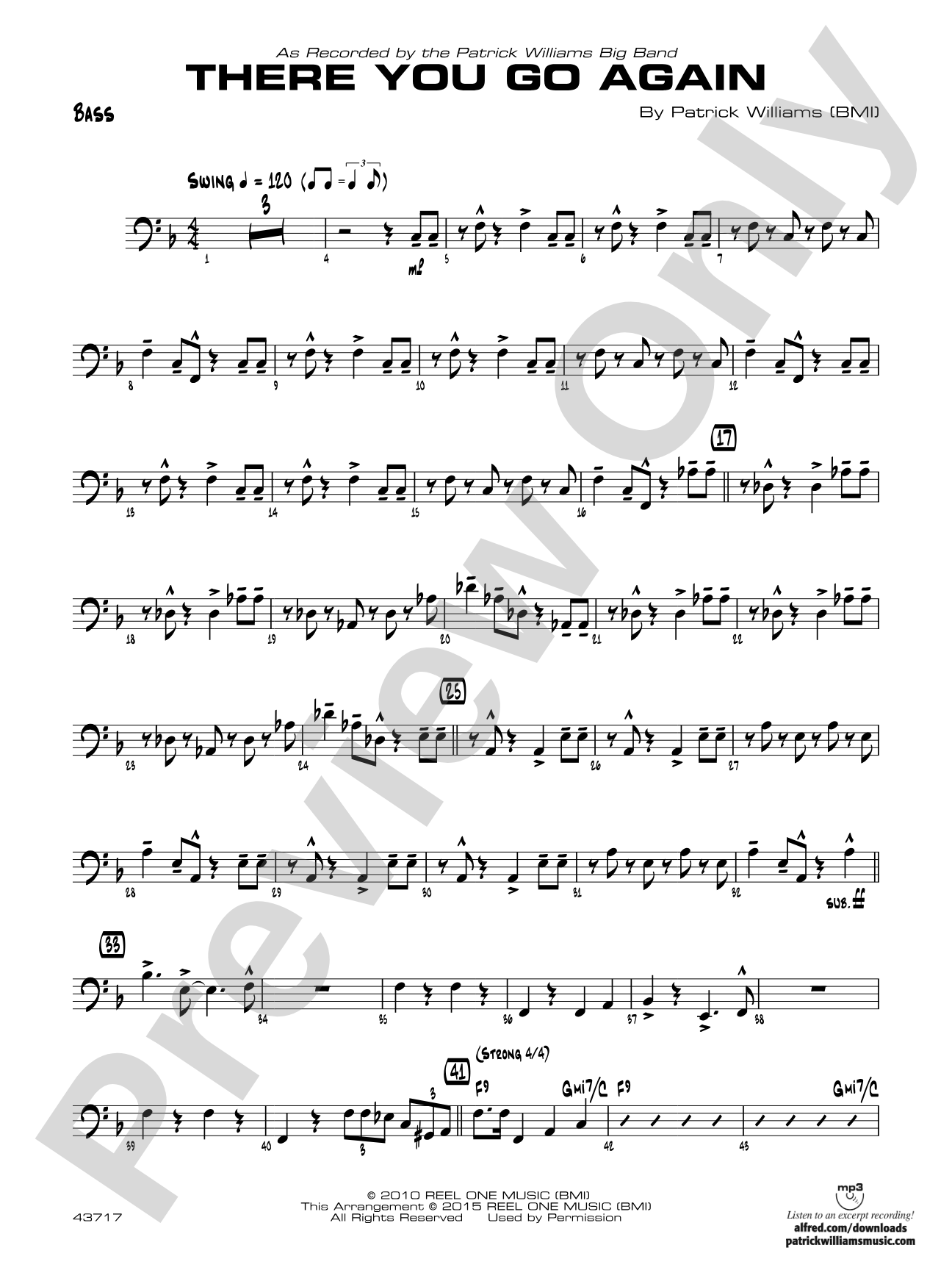 There You Go Again: String Bass