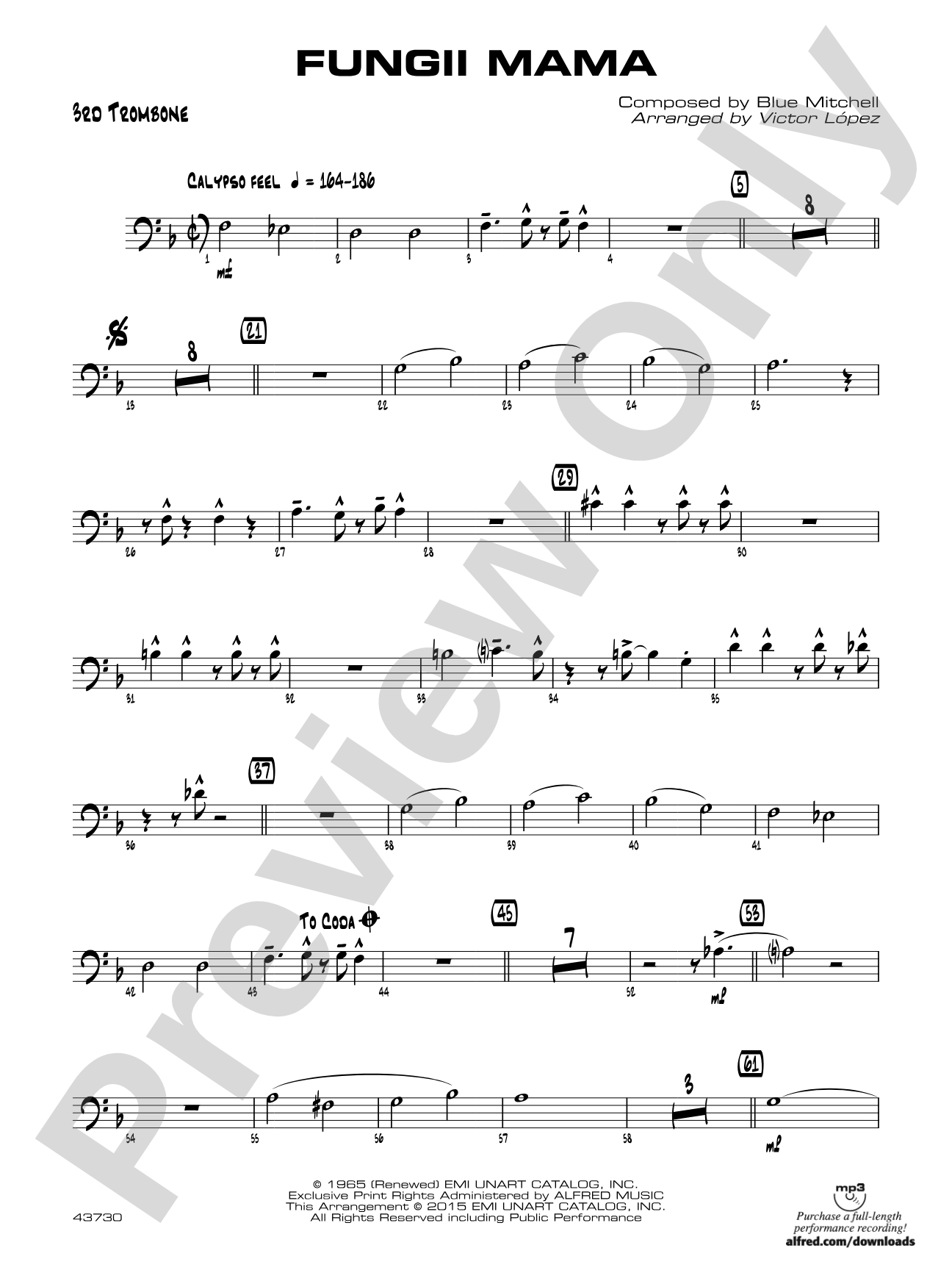 Fungii Mama: 3rd Trombone