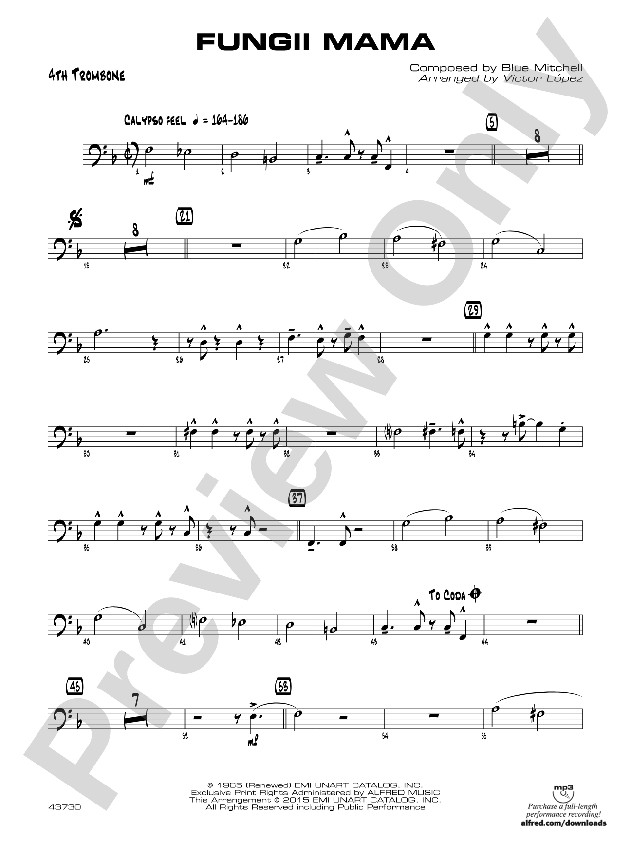 Fungii Mama: 4th Trombone